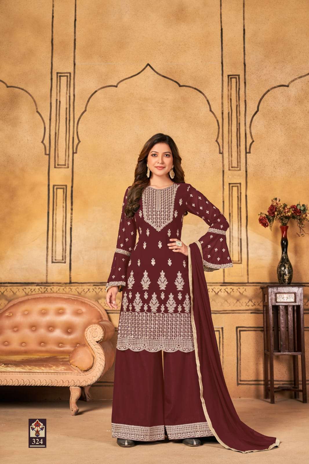 Aanaya Vaani Vol 32 Exclusive Party Wear Georgette Suit Designs view 3