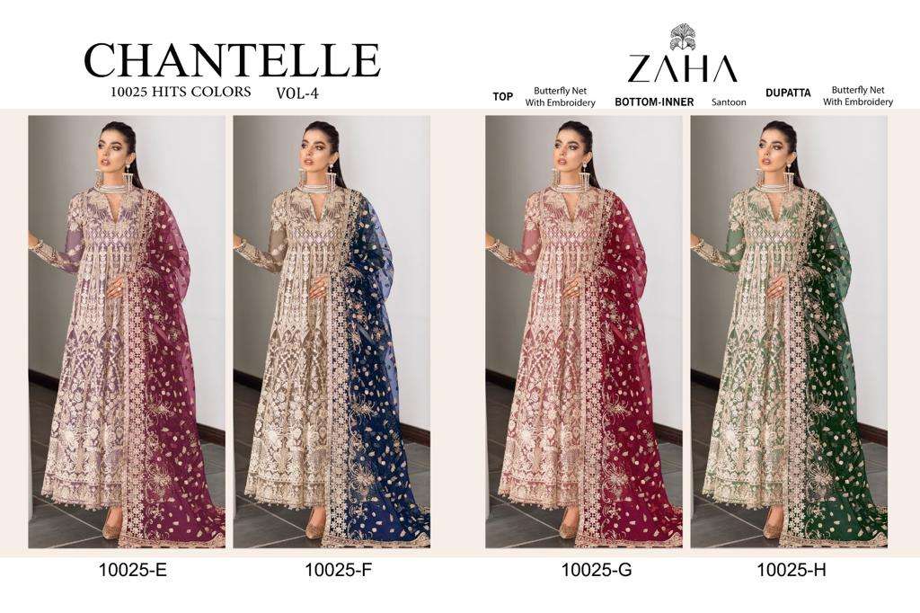 Zaha Chantelle Vol 4 Designer Pakistani Suit view 4