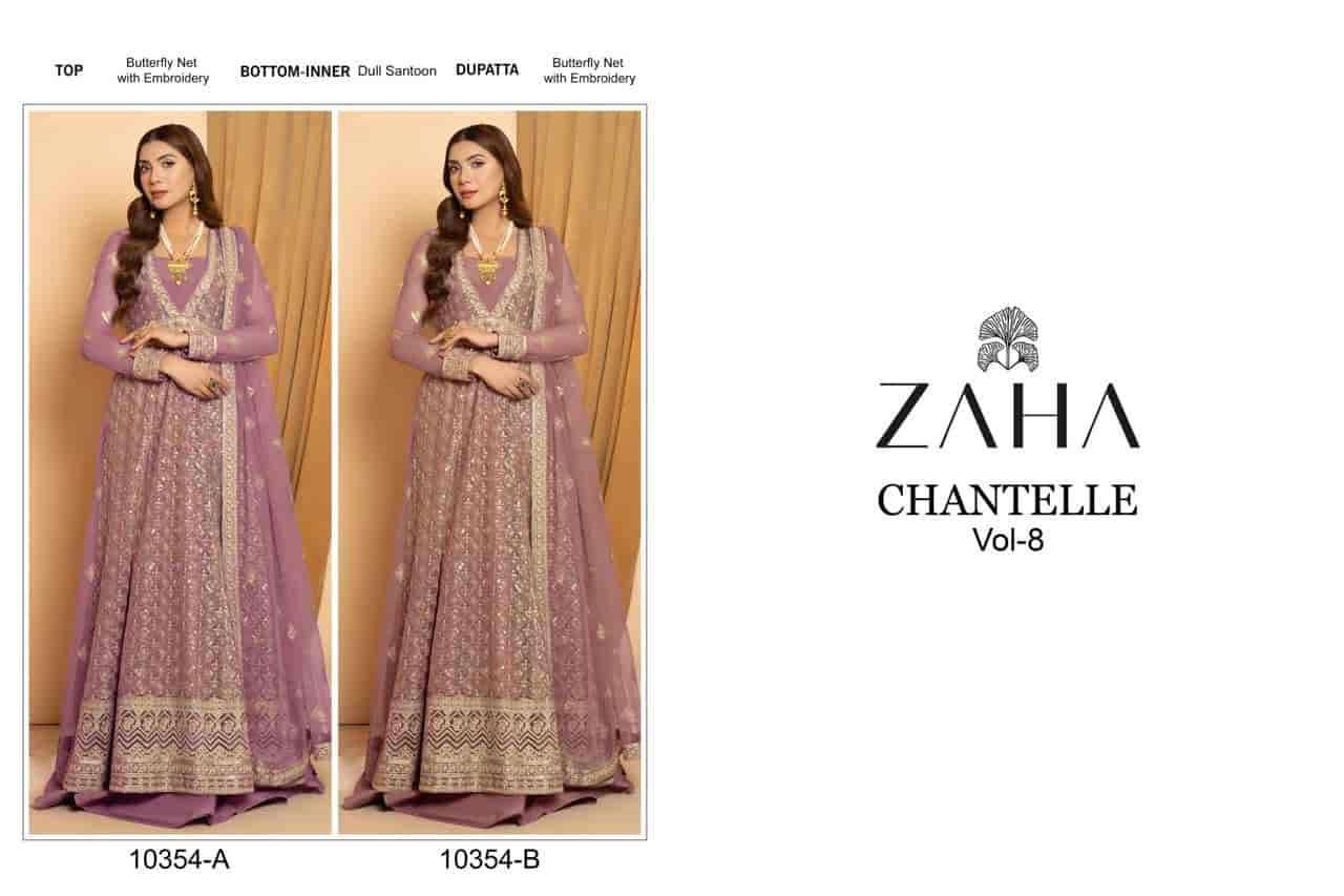 Zaha Chantelle Vol 8 Embroidered Pakistani Suit view 7