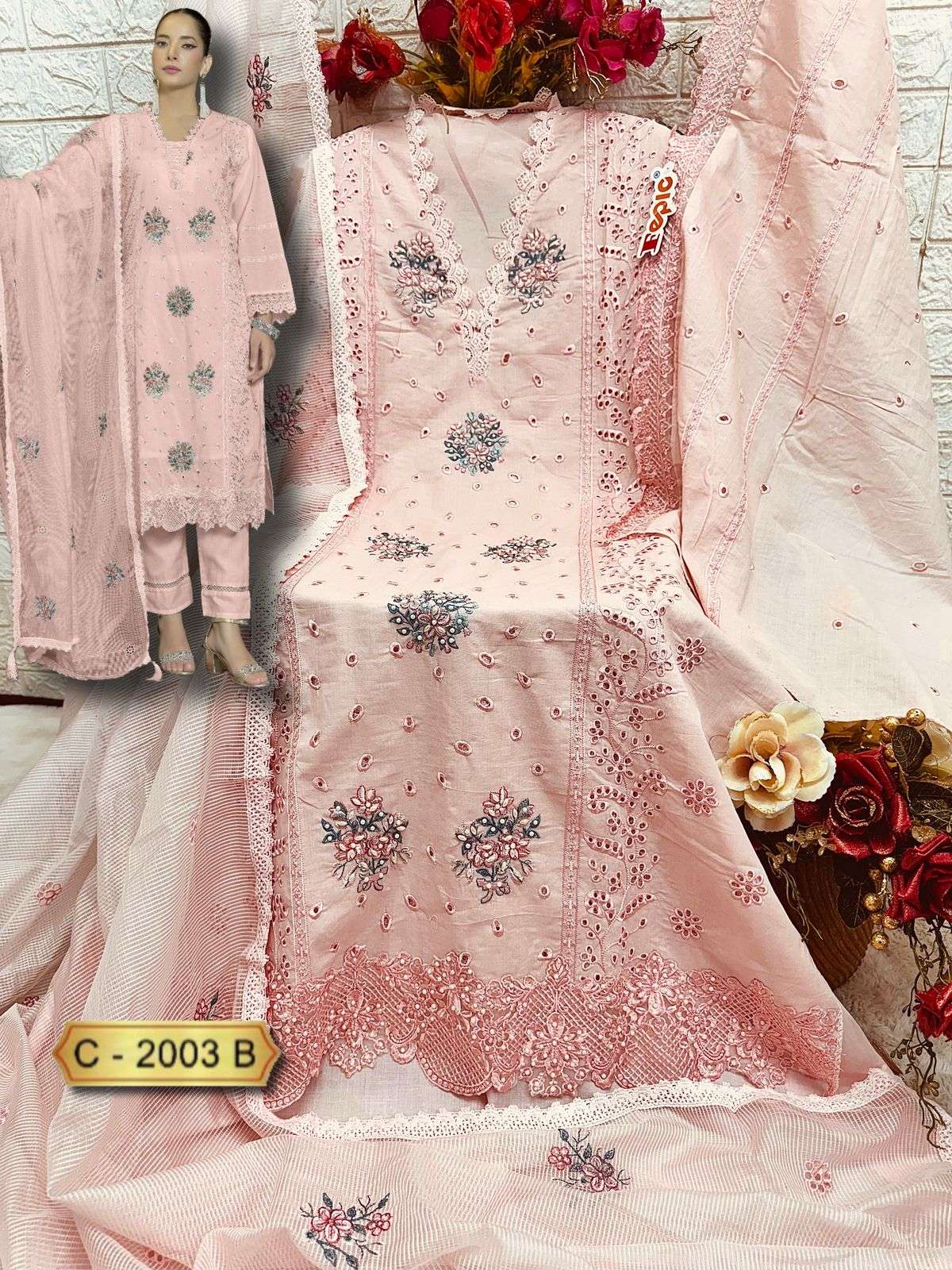 Fepic C 2003 Colors Pakistani Suit And Salwar Collection view 5