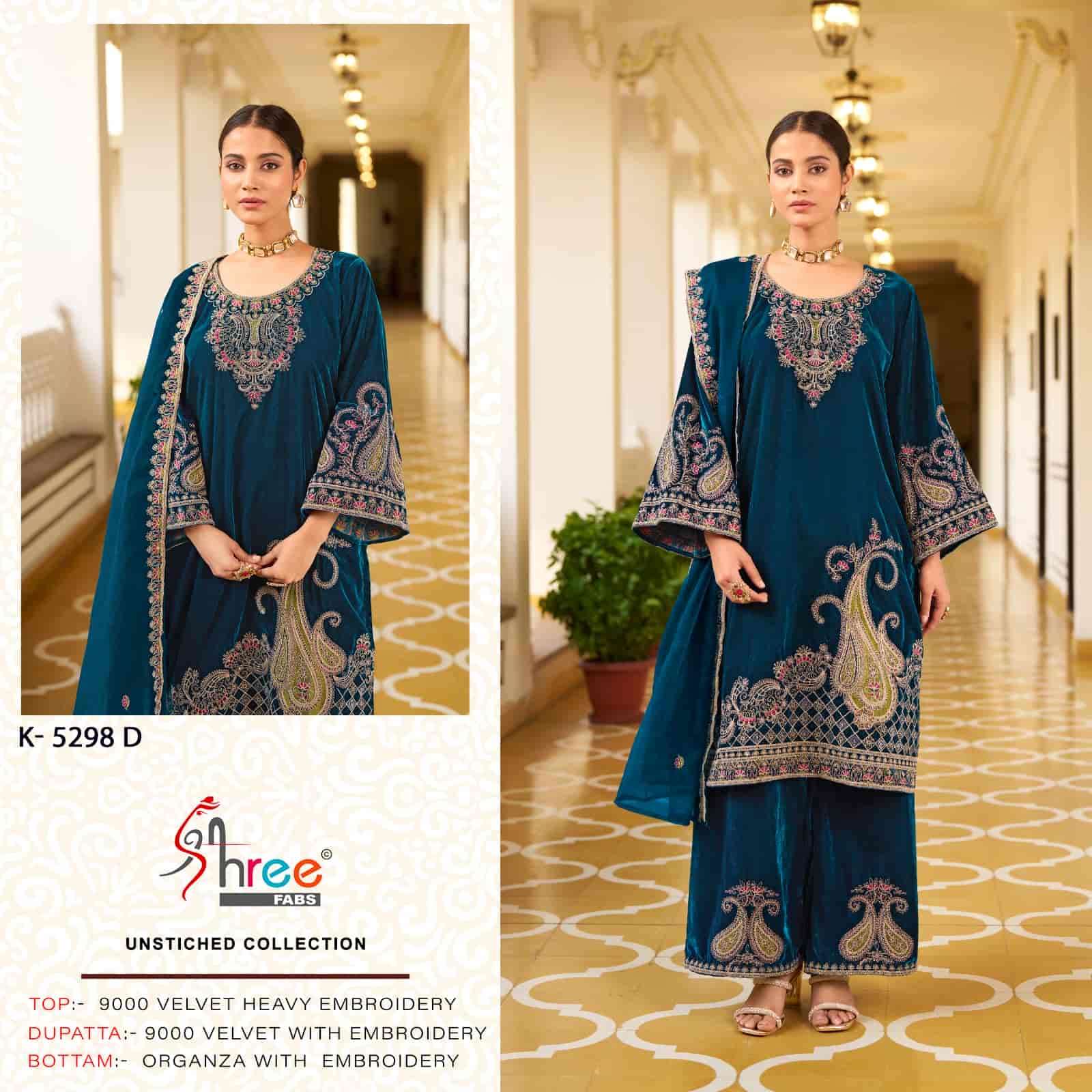 Shree Fabs K 5298 D Pakistani Style Designer Embroidered Salwar Suit Exporter