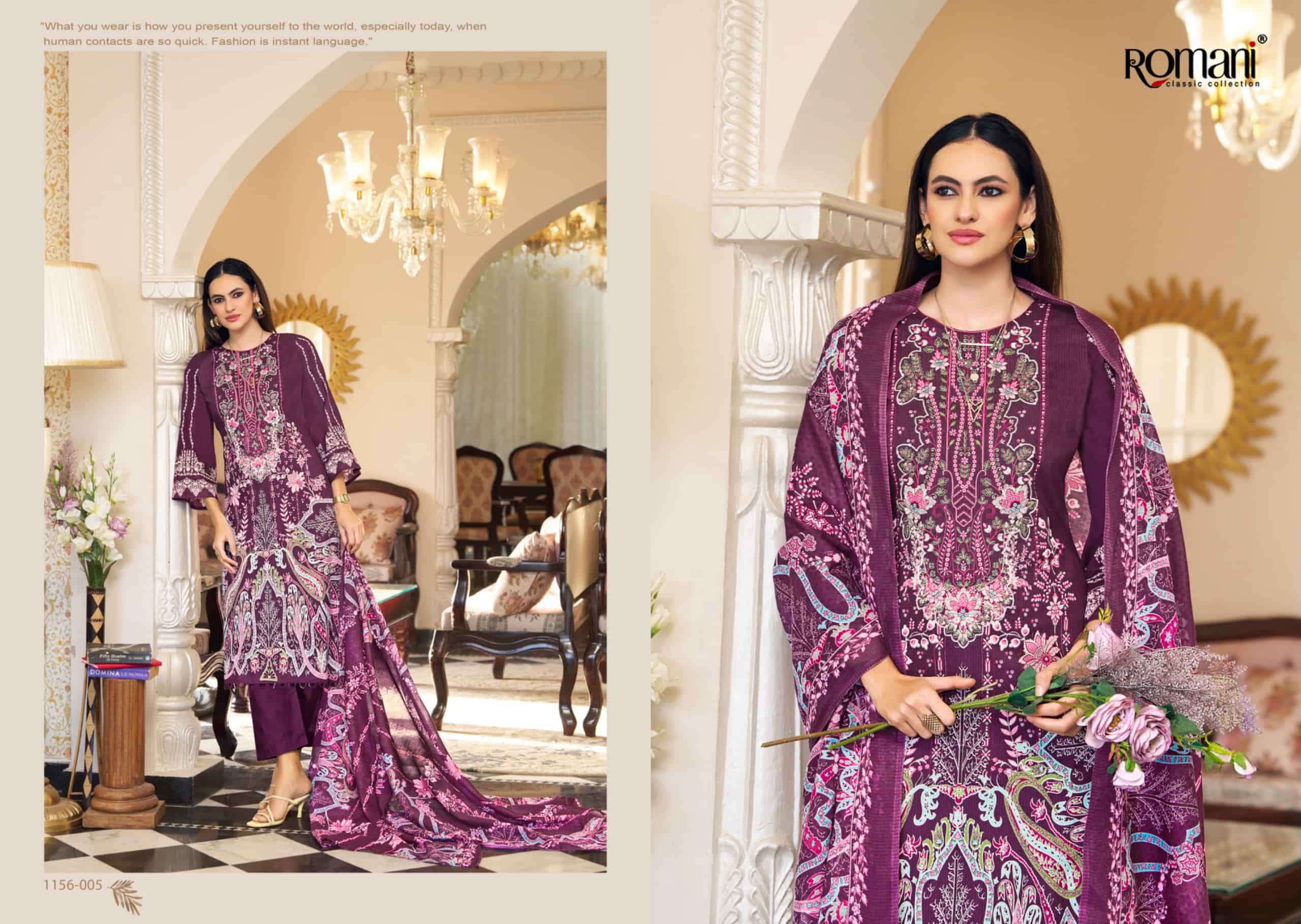 Romani Aarzu Vol 35 Fancy Cotton Dress Material view 4
