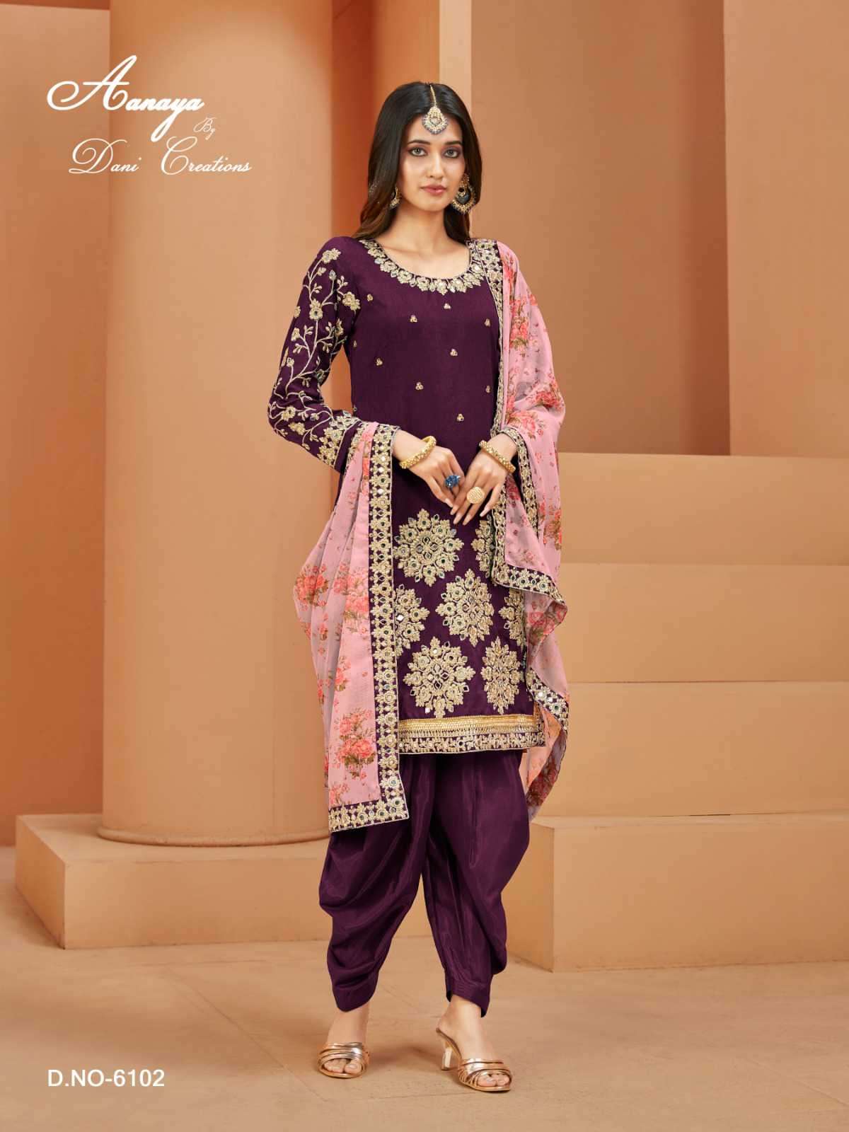 Aanaya Vol 161 Festive Wear Designer Silk Dress New Arrivals view 8