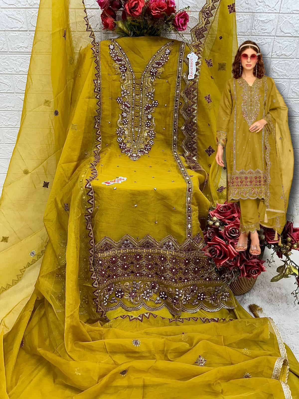 Fepic Rosemeen Organza Designer Salwar Suit view 6