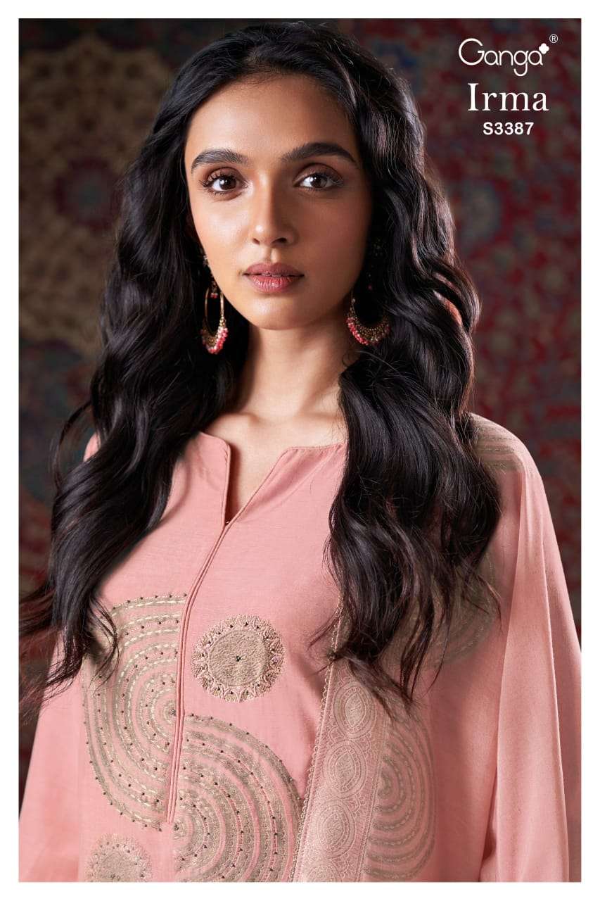 Ganga Fashion Irma 3387 Bemberg Silk Suit view 4