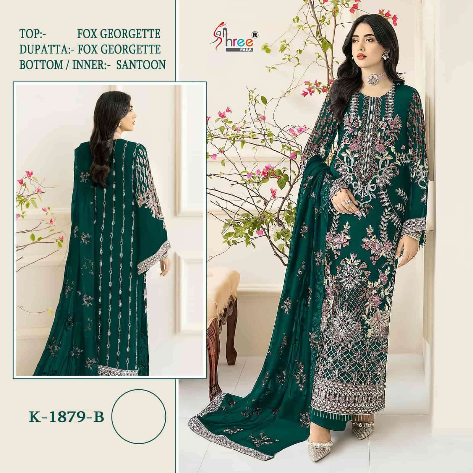Shree Fabs K 1879 Colors Pakistani Heavy Designer Style Salwar Suit Wholesalers view 11