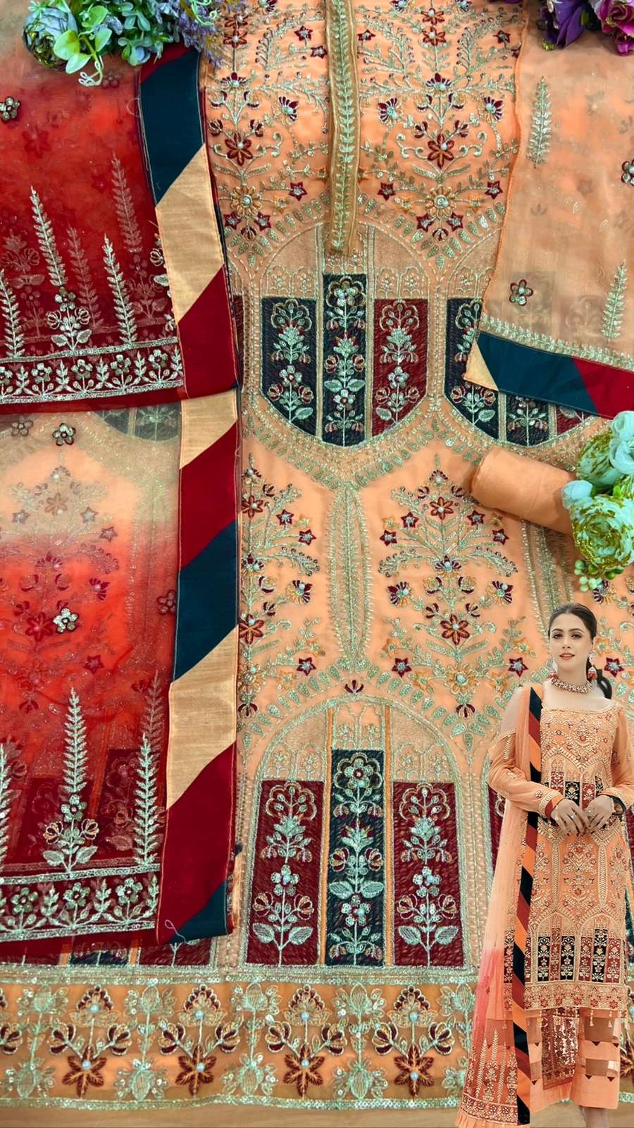 Shanaya S 134 pakistani Designer Georgette Salwar Suit view 2