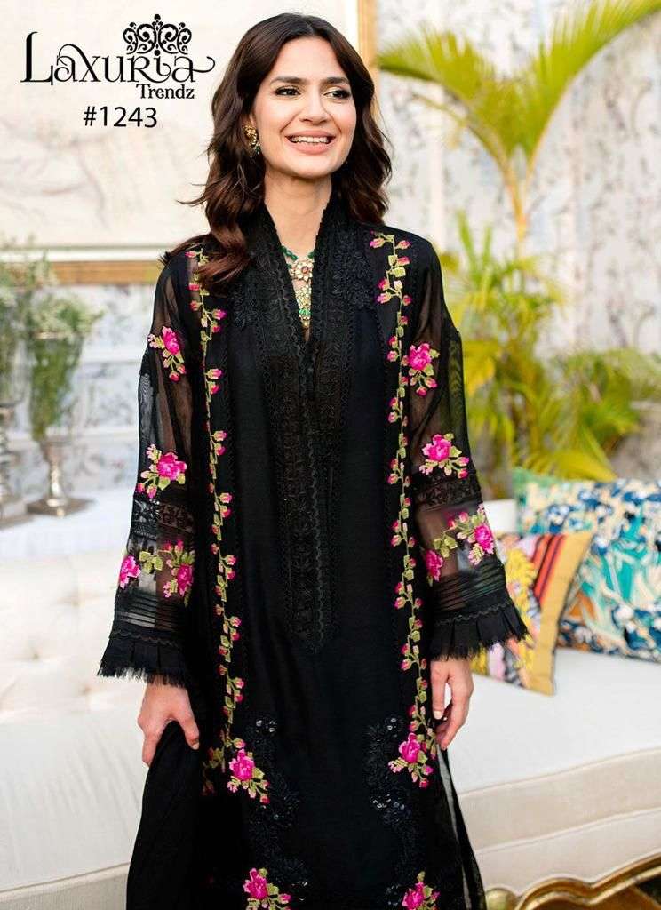 Laxuria Trends 1243 Pakistani Fancy Designer Readymade Suit view 3