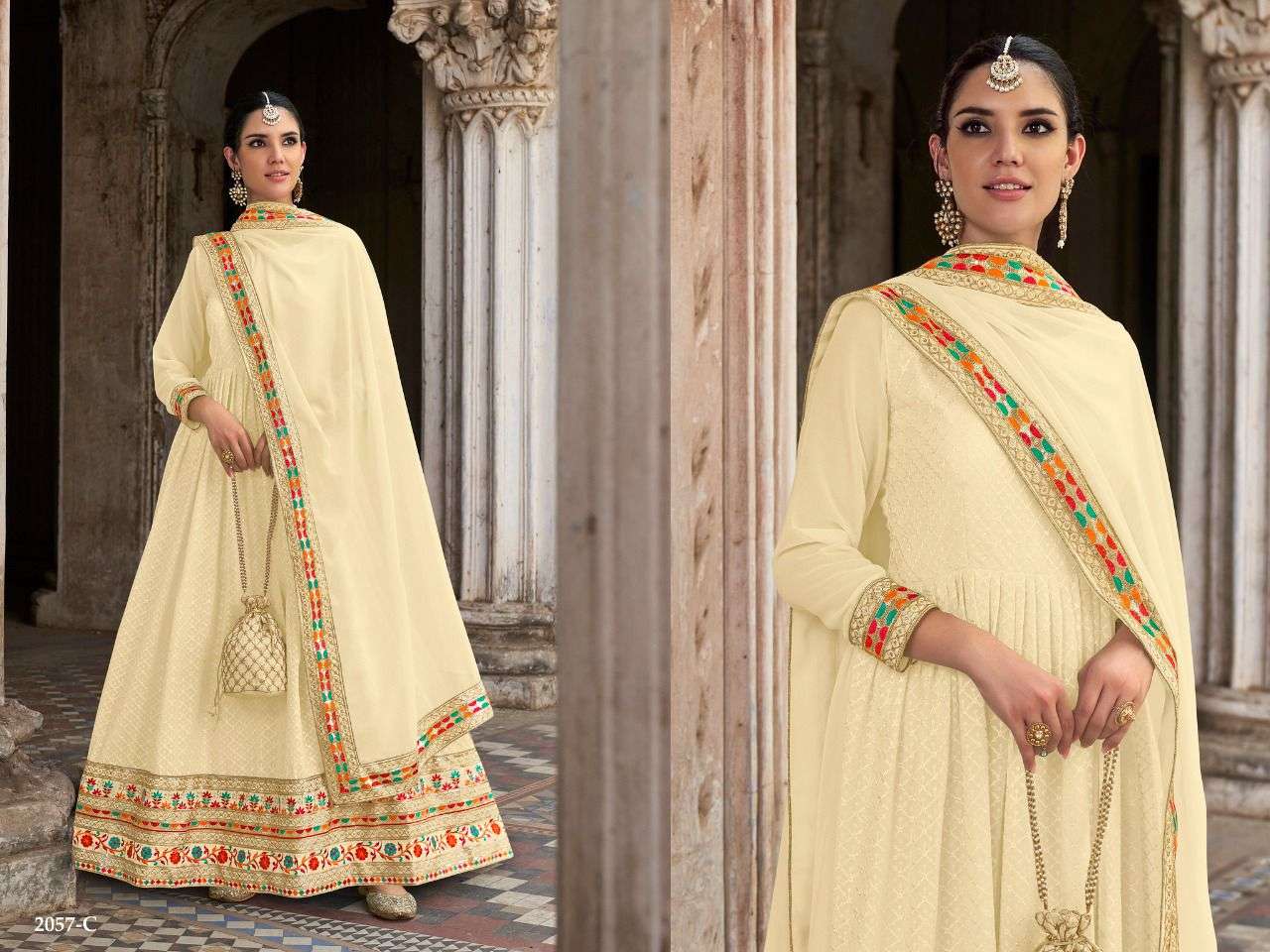 Senhora Chamar 2057 Colors Party Wear Anarkali Designer Dress view 3