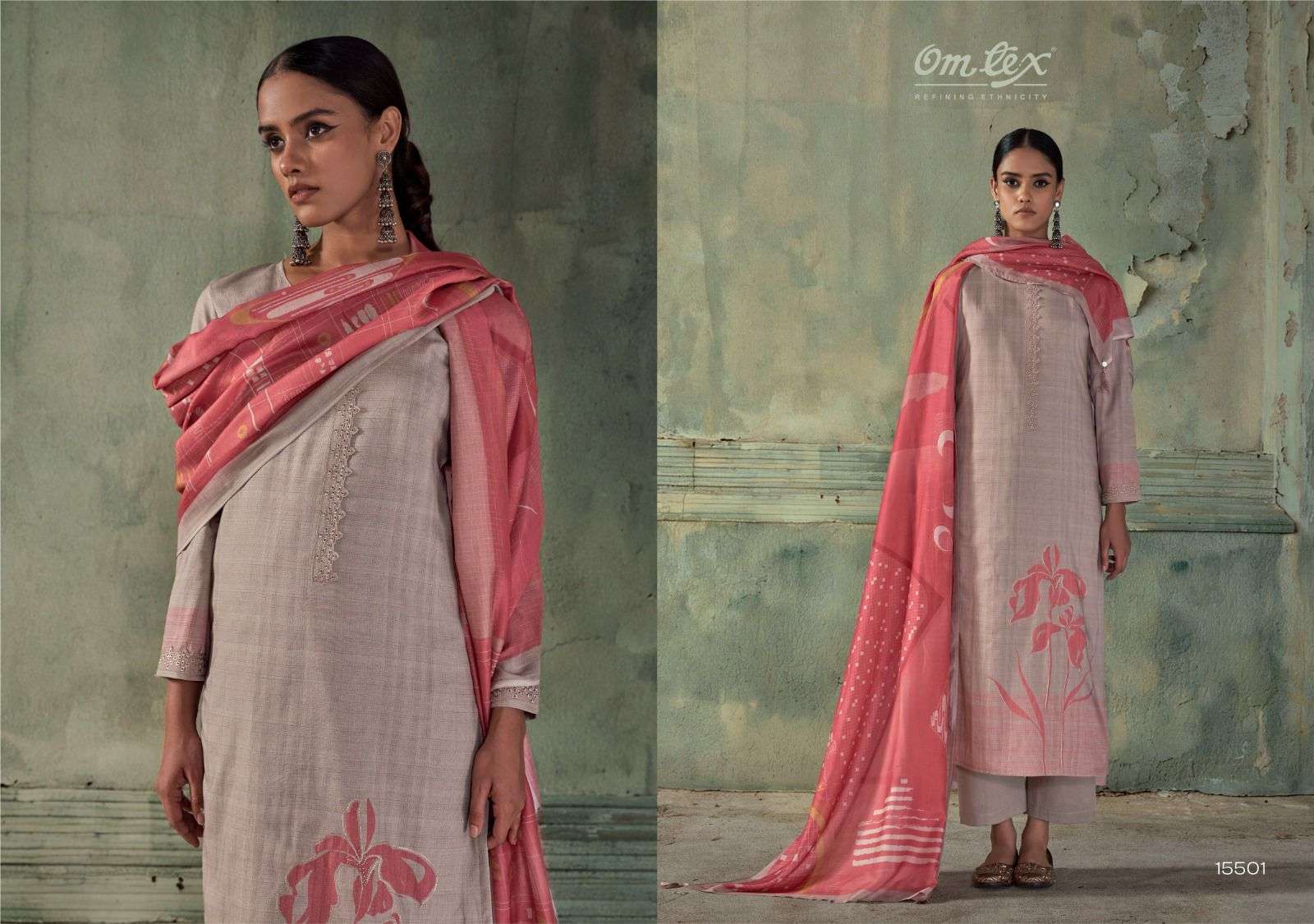 Omtex Safa Digital Printed Cotton Salwar Suit Collection view 2