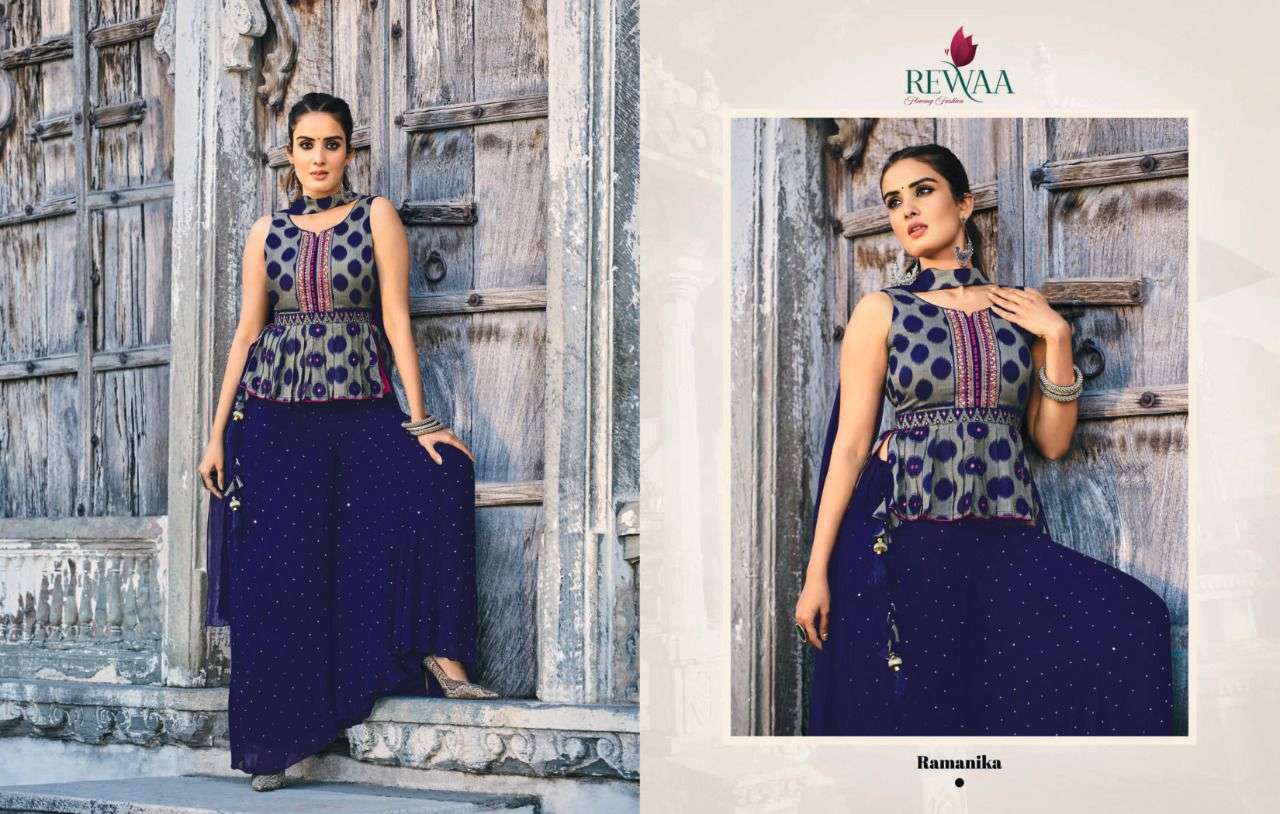 Rewaa Parampara Vol 2 Exclusive Designer Party Wear Readymade Dress Collection view 5
