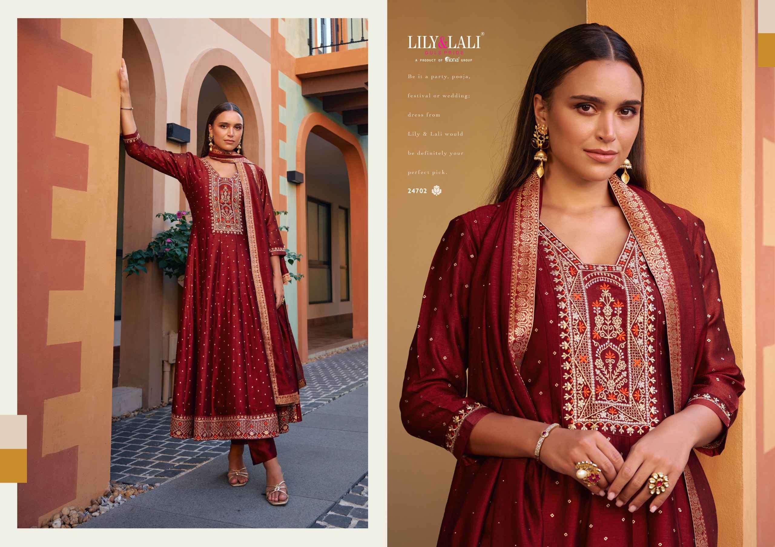 Lily And Lali Anarkali Premium Designs Anarkali Dress view 11