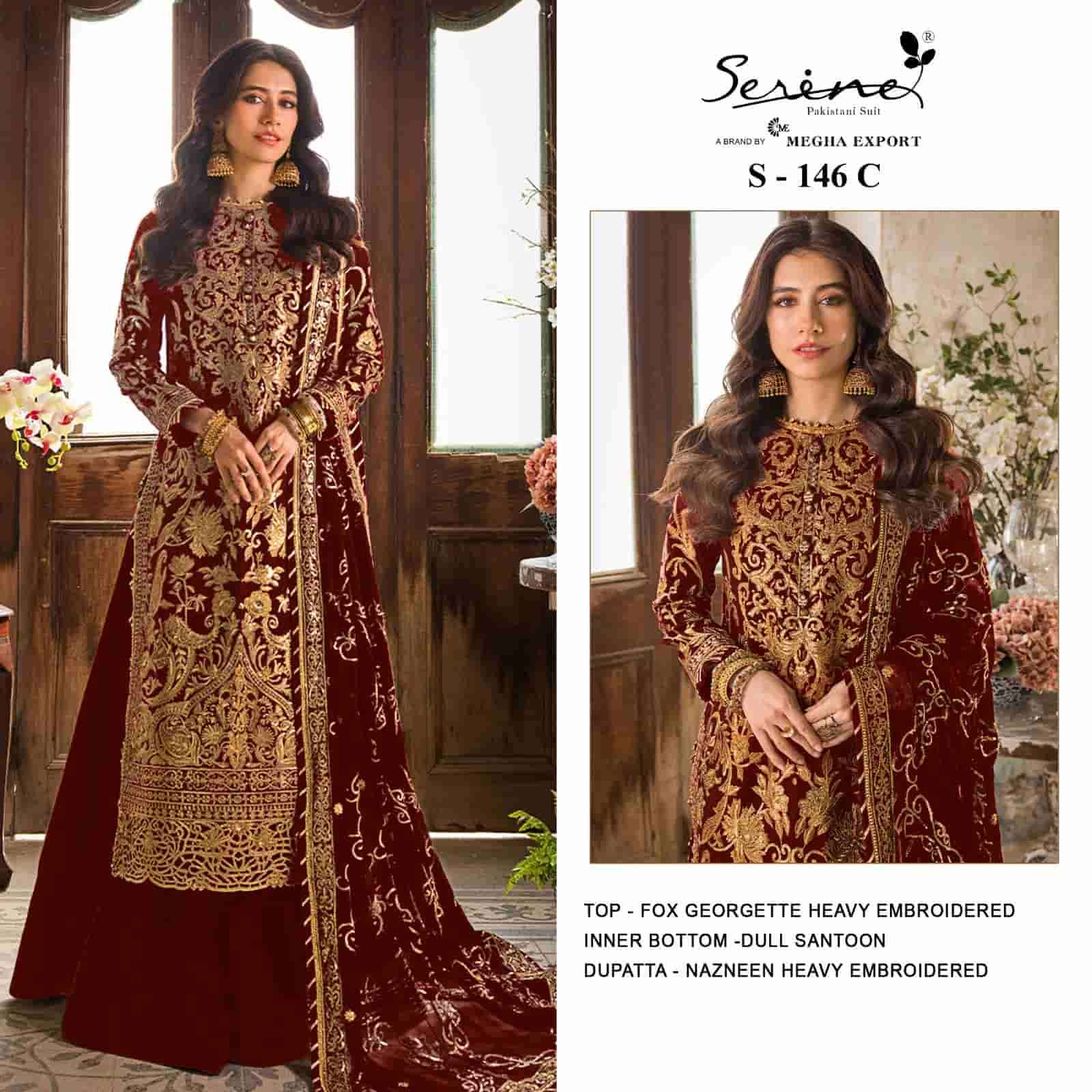 Serine S 146 Colors Pakistani Heavy Designer Wedding Wear Suit view 4