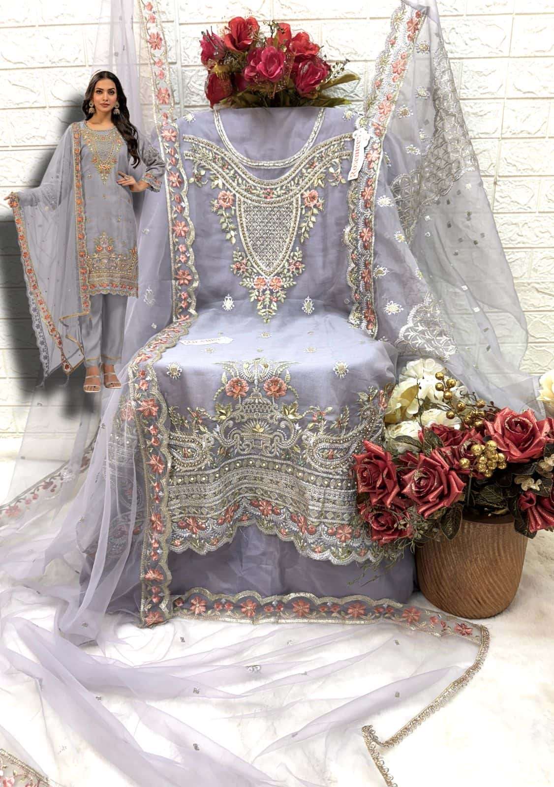 Fepic C 1696 Colors Festive Wear Style Latest Heavy Designer Pakistani Suit Wholesalers view 8