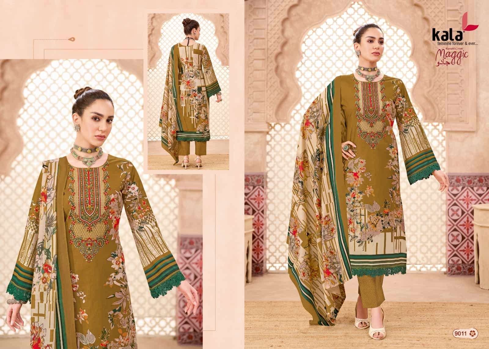 Kala Maggic Vol 24 Pure Cotton Unstitch Suit view 2