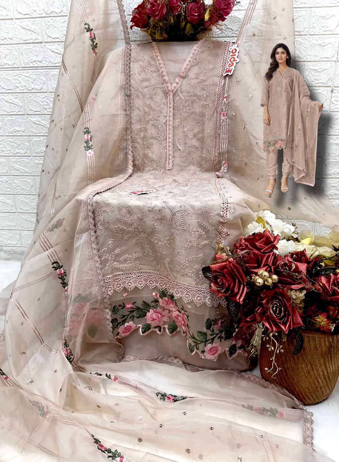 Fepic C 1620 Colors Pakistani Party Wear Style Designer Salwar Suit Wholesalers view 6