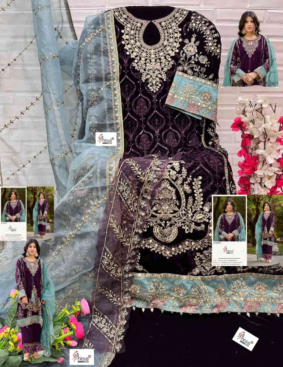 Shree Fabs K 5259 Colors Pakistani Style Heavy Embroidered Winter Wear Collection view 9