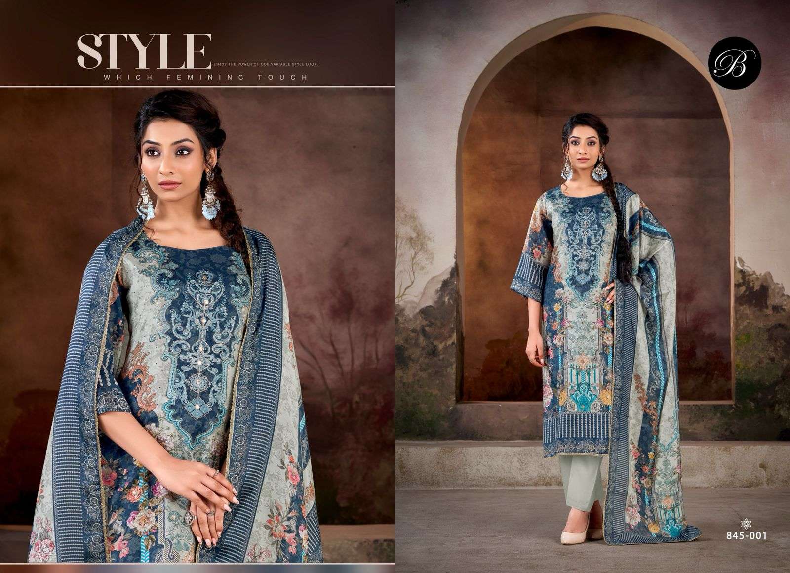 Belliza Kanika Vol 3 Digital Printed Suit view 5