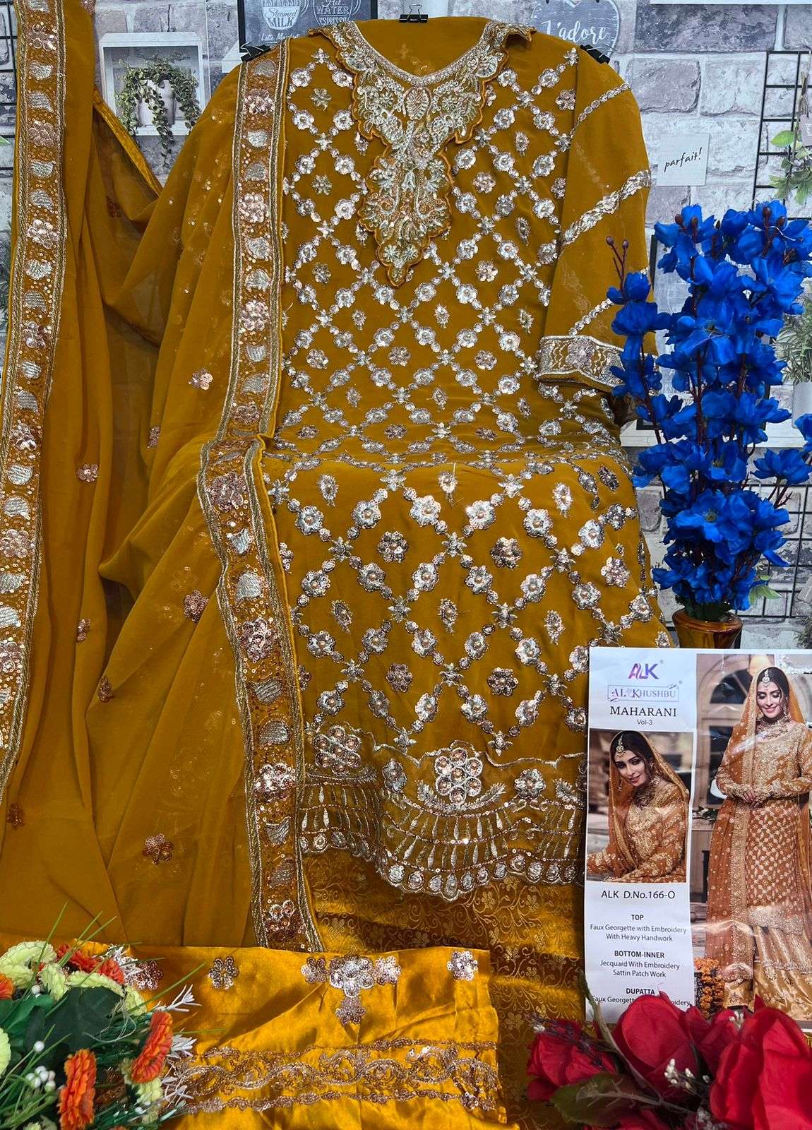 Al Khushbu Maharani Vol 4 Colours 4 Pakistani Suit Designs view 7