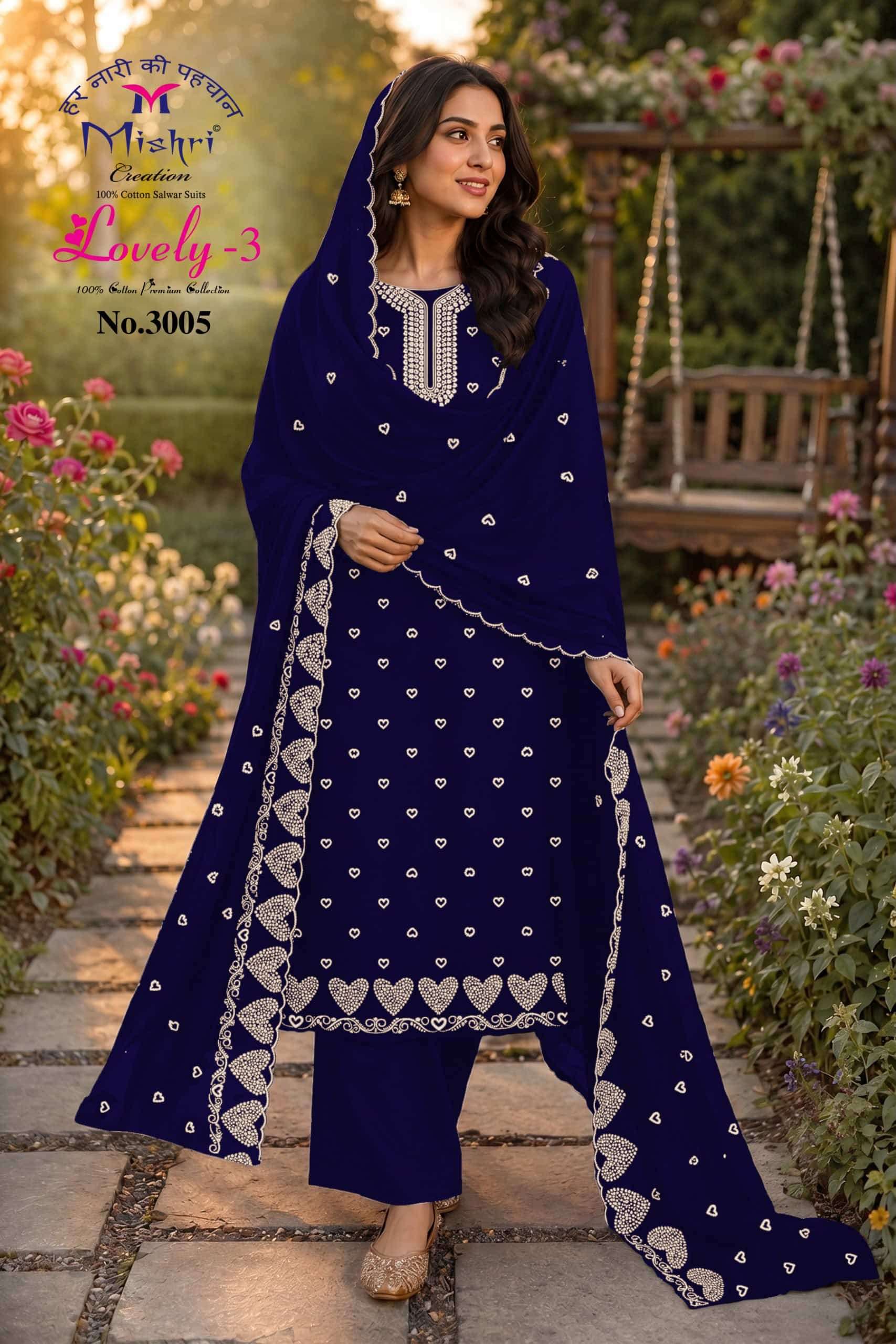 Mishri Lovely Vol 3 Exclusive Cotton Dress Material view 2