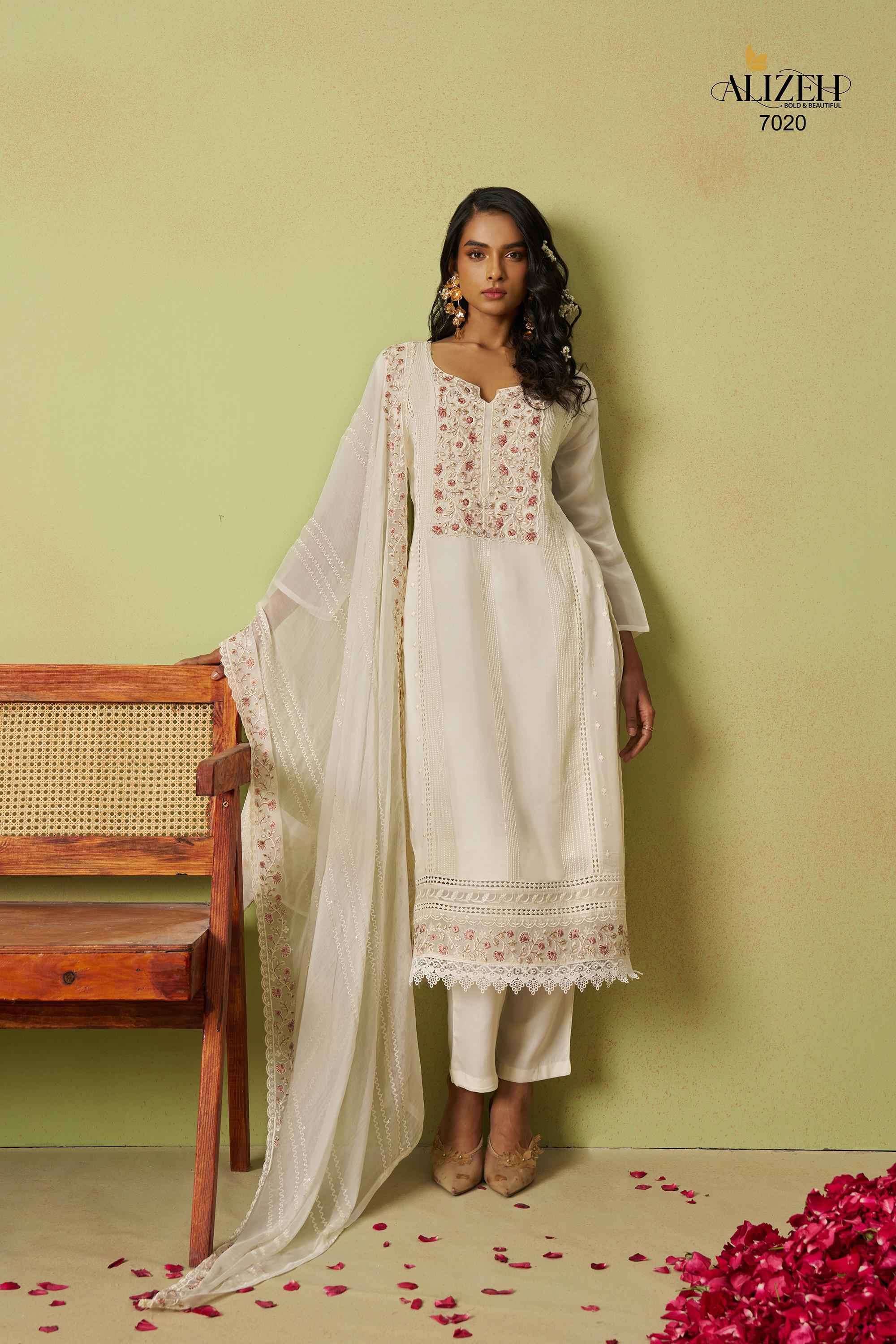 Alizeh Saadgi Vol 2 Straight Style Designer Suit Latest New Collection view 11