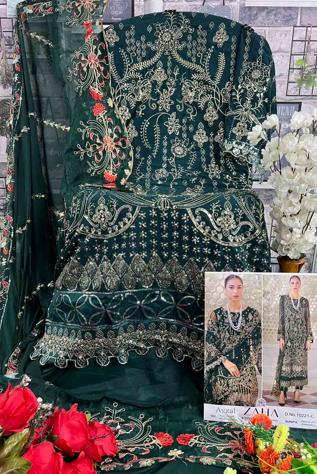 Zaha Ayzal Vol 1 Pakistani Latest Designs Style Wedding Wear Suit Wholesalers view 8