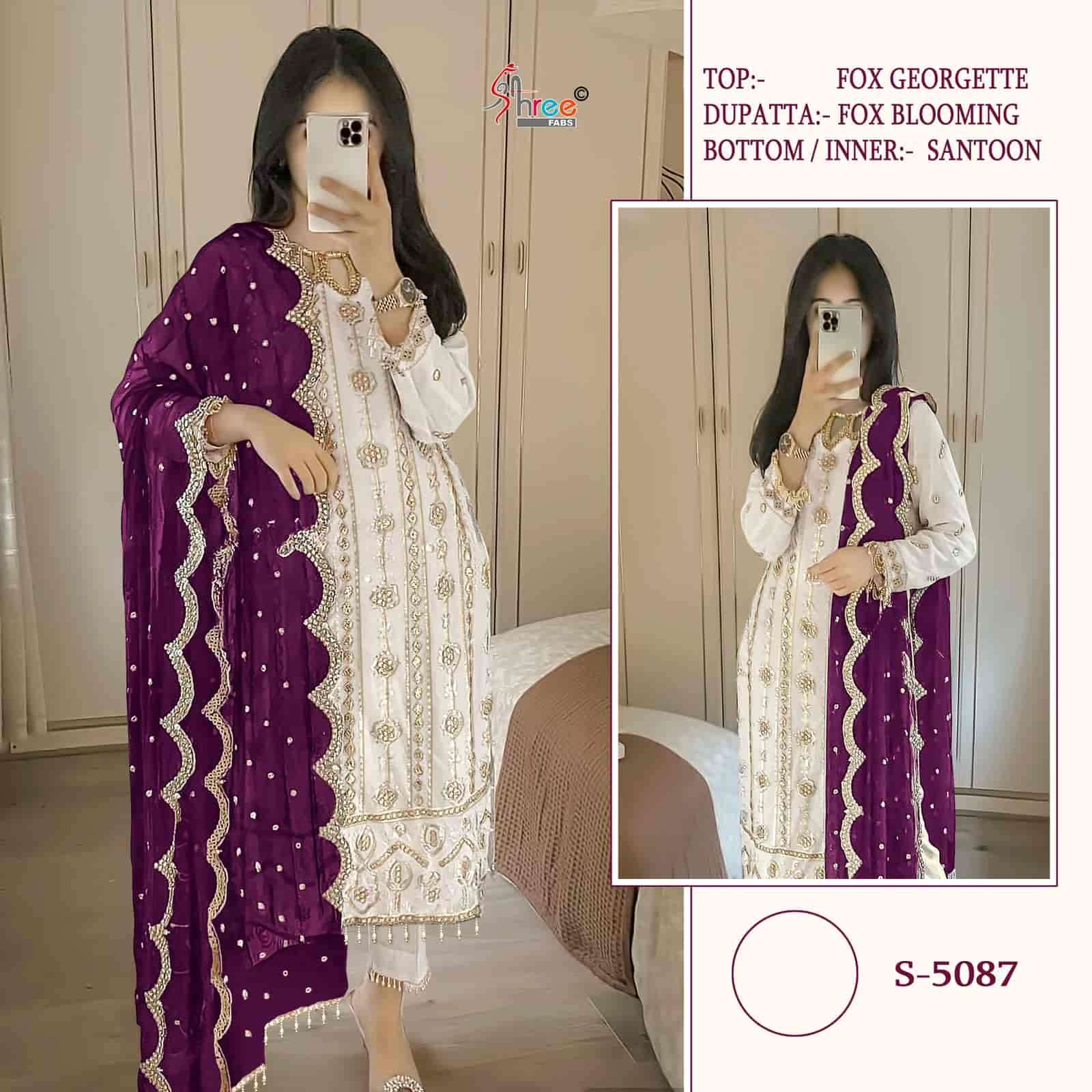 Shree Fabs S 5087 Pakistani Festive Wear Style Designer Georgette Suit Exporter
