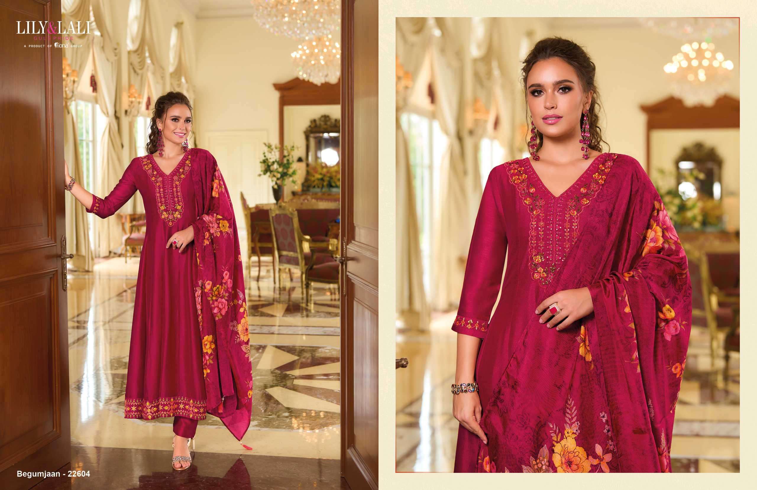 Lily & Lali Begum Jaan Anarkali Suit view 6
