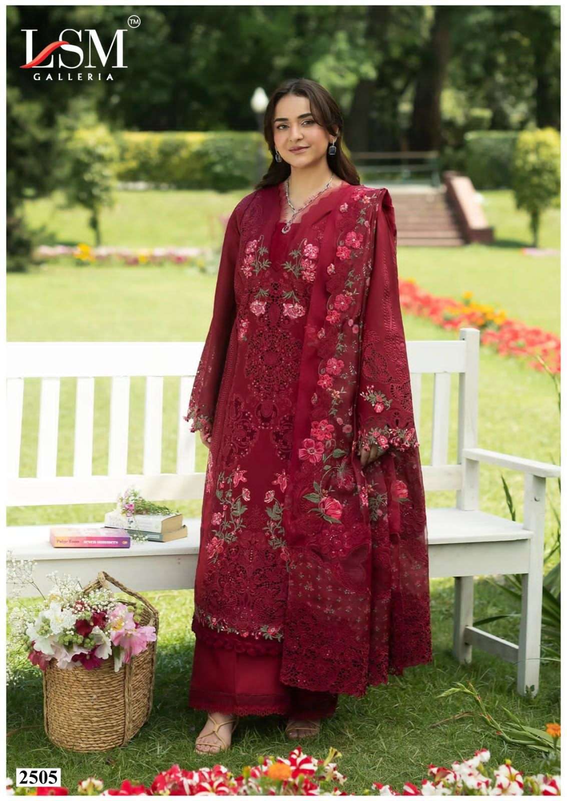 LSM Parian Dream Vol 25 Lawn Suit view 6
