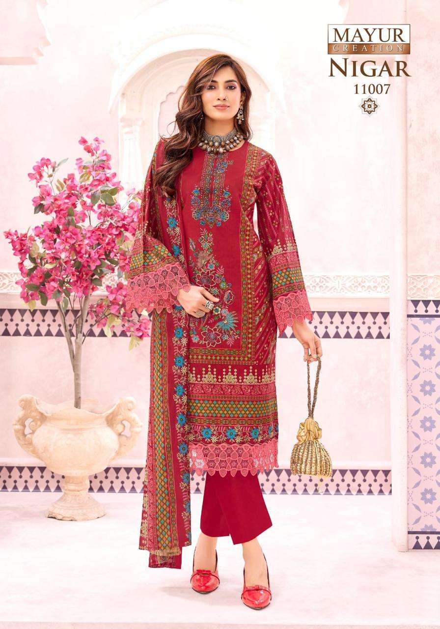 Mayur Nigar Vol 11 Cotton Unstitched Salwar Suit view 7