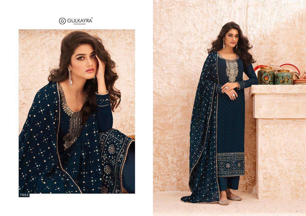 Gulkayra Nazmin Straight Suit party Wear Collection at Best Rate view 4