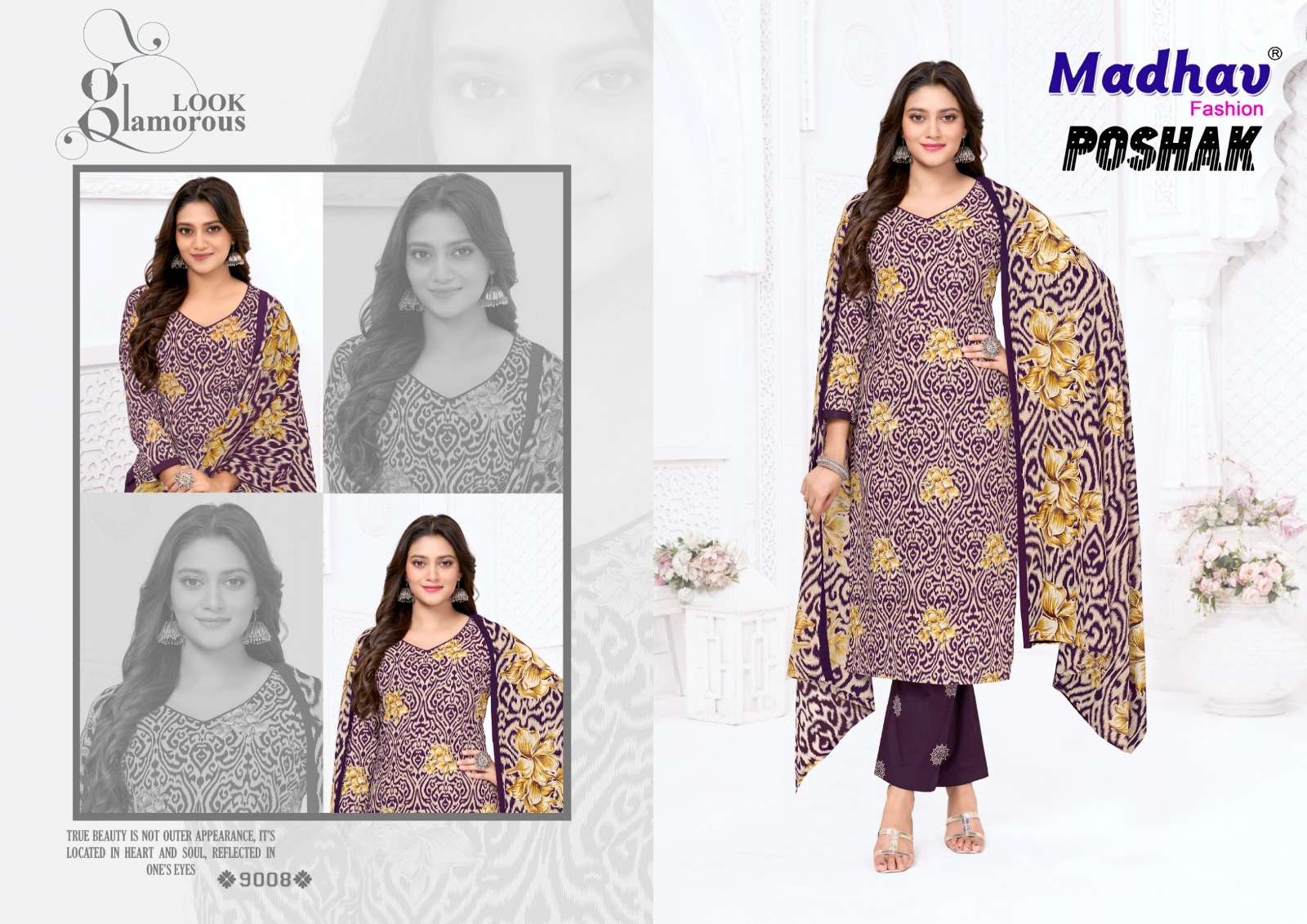 Madhav Fashion Poshak Vol 9 Unstitch Cotton Ladies Suit view 12