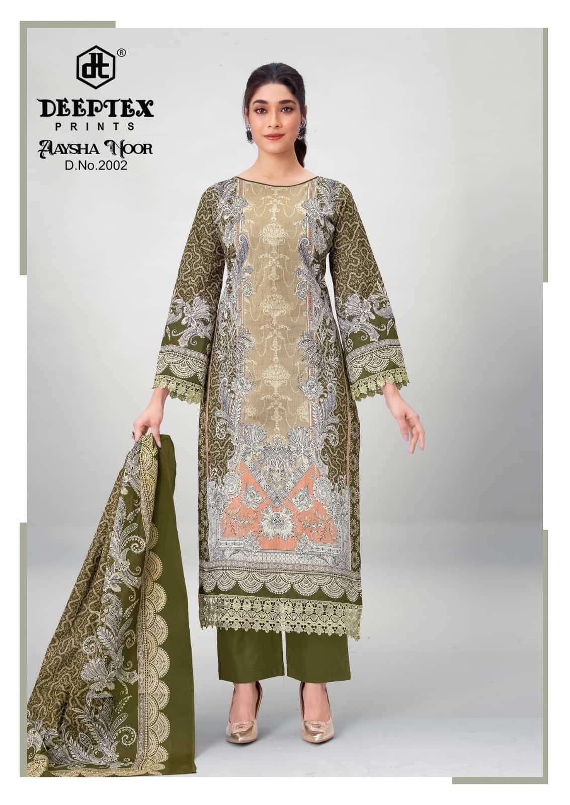Deeptex Aaysha Noor Vol 2 Fancy Cotton Dress Material view 7