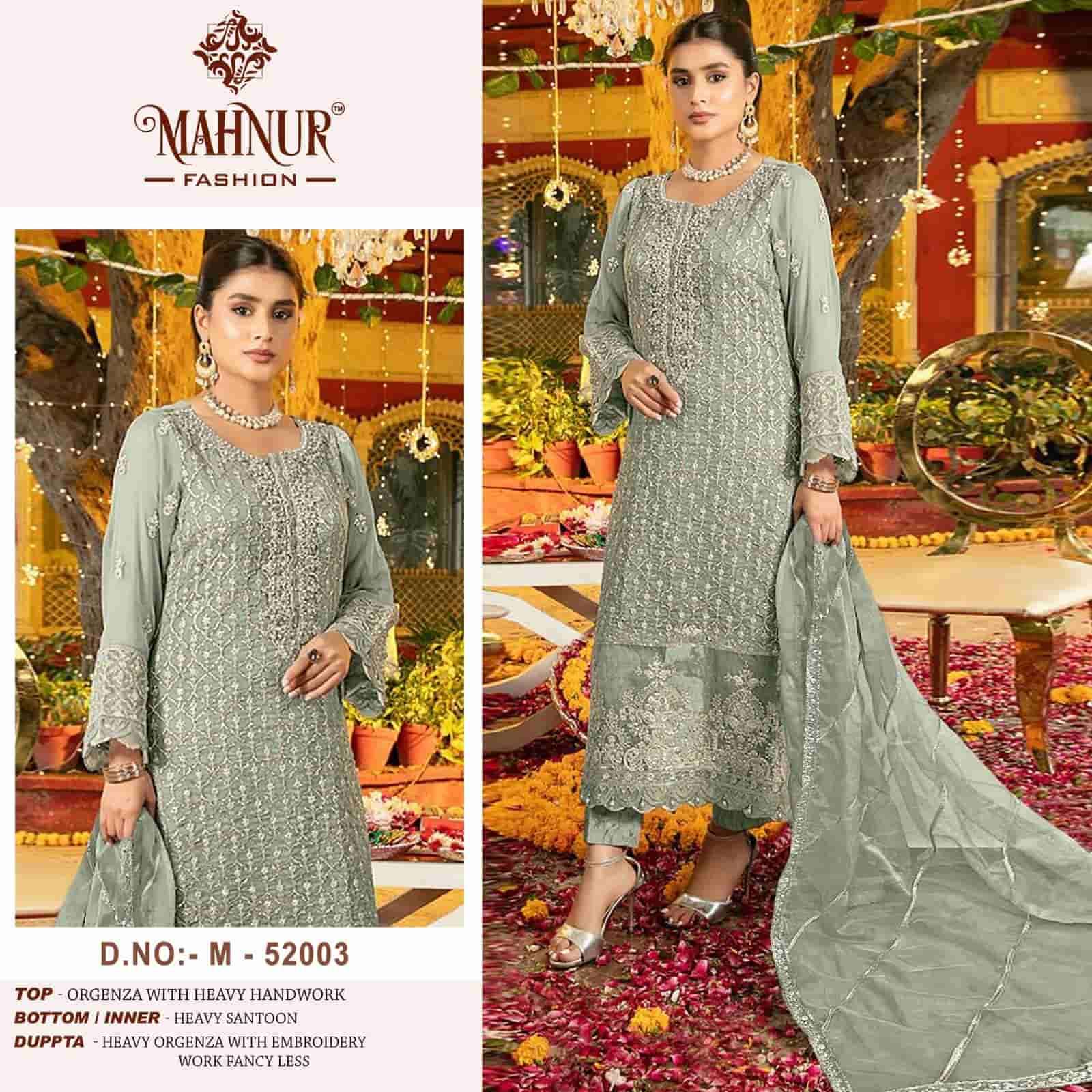Mahnur Fashion Mahnur Vol 52 Pakistani Party Wear Style Designer Embroidered Suit Collection view 3