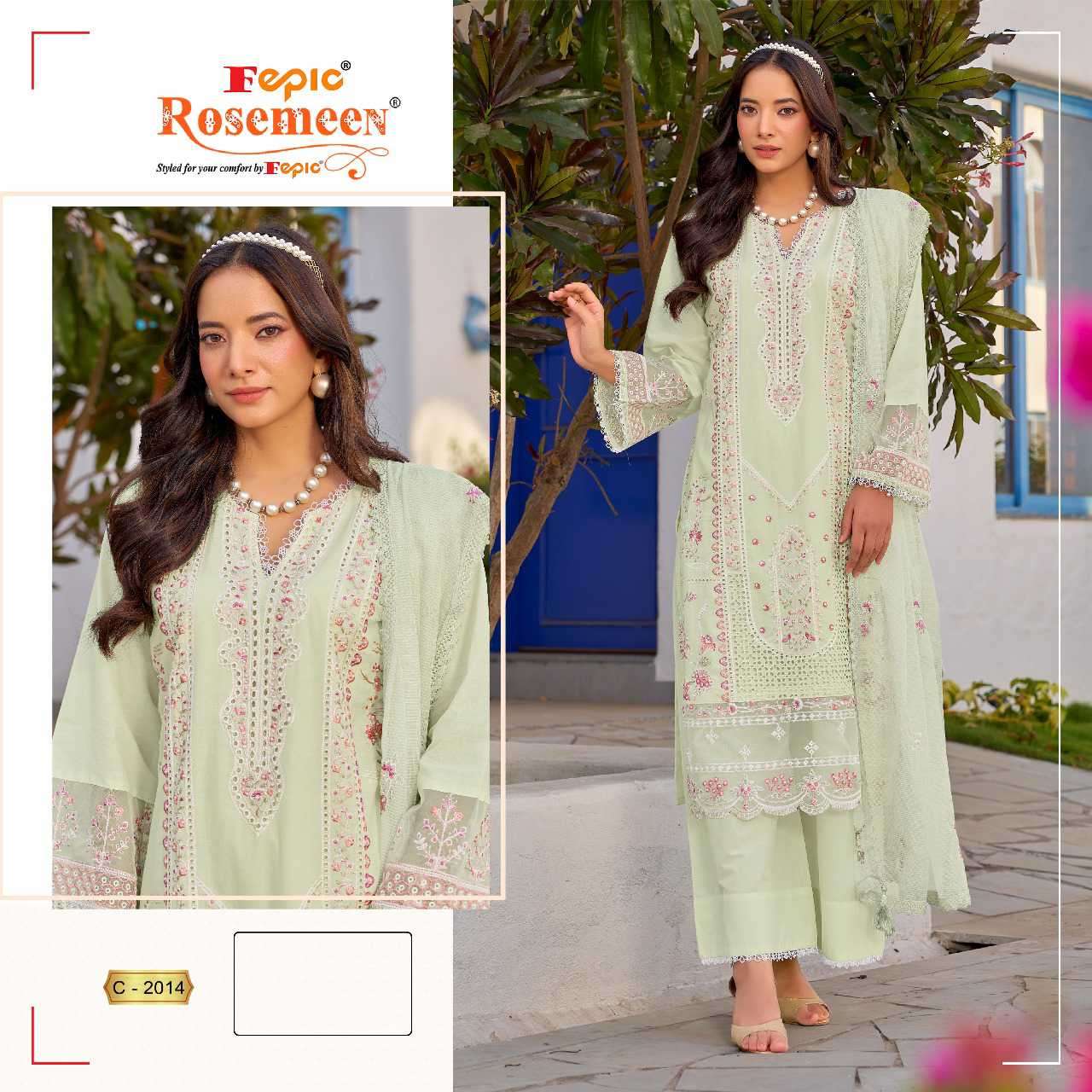 Fepic Rosemeen Embroidered Pakistani Salwar Suit view 3