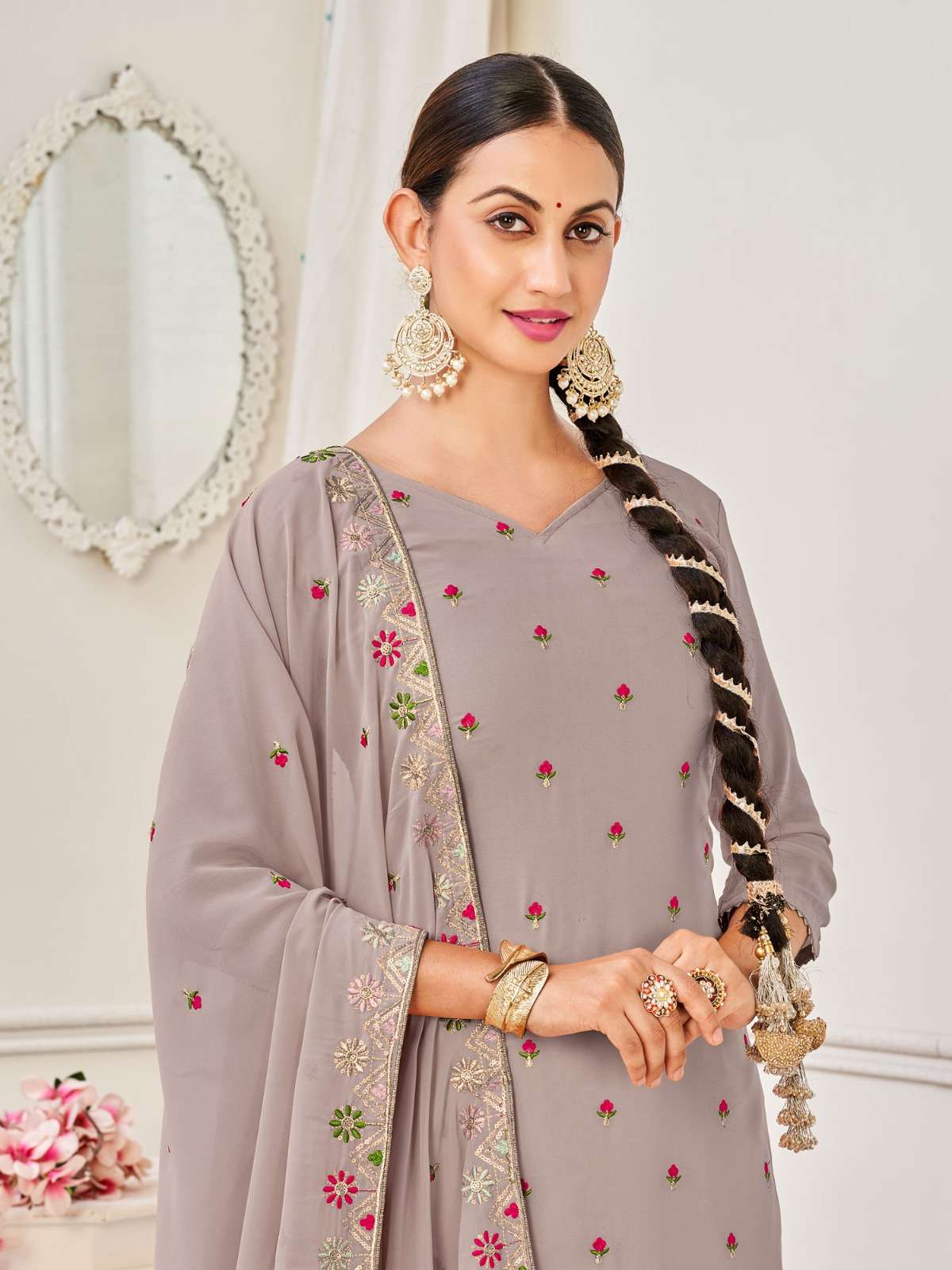 Alfaaz Liyana 119 Colors Fancy Georgette Festive Wear Dress New Collection view 6
