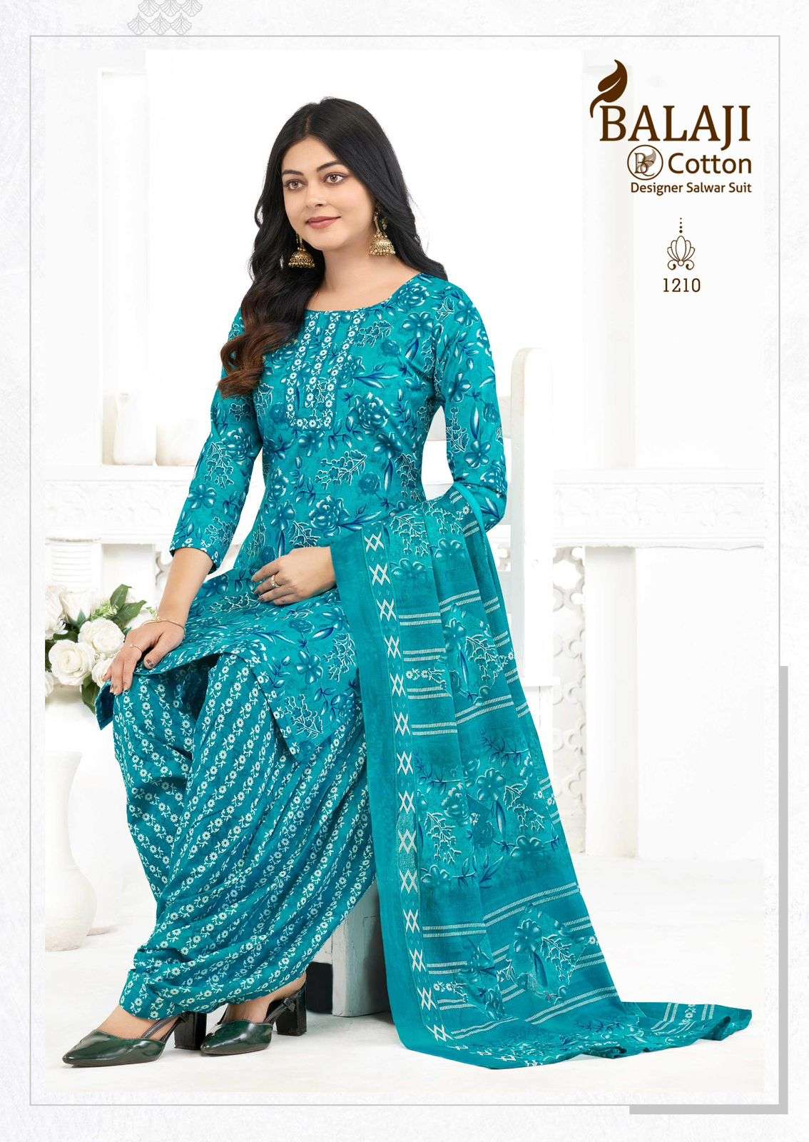 Balaji Cotton Sui Dhaaga Vol 12 Unstitch Cotton Suit view 5