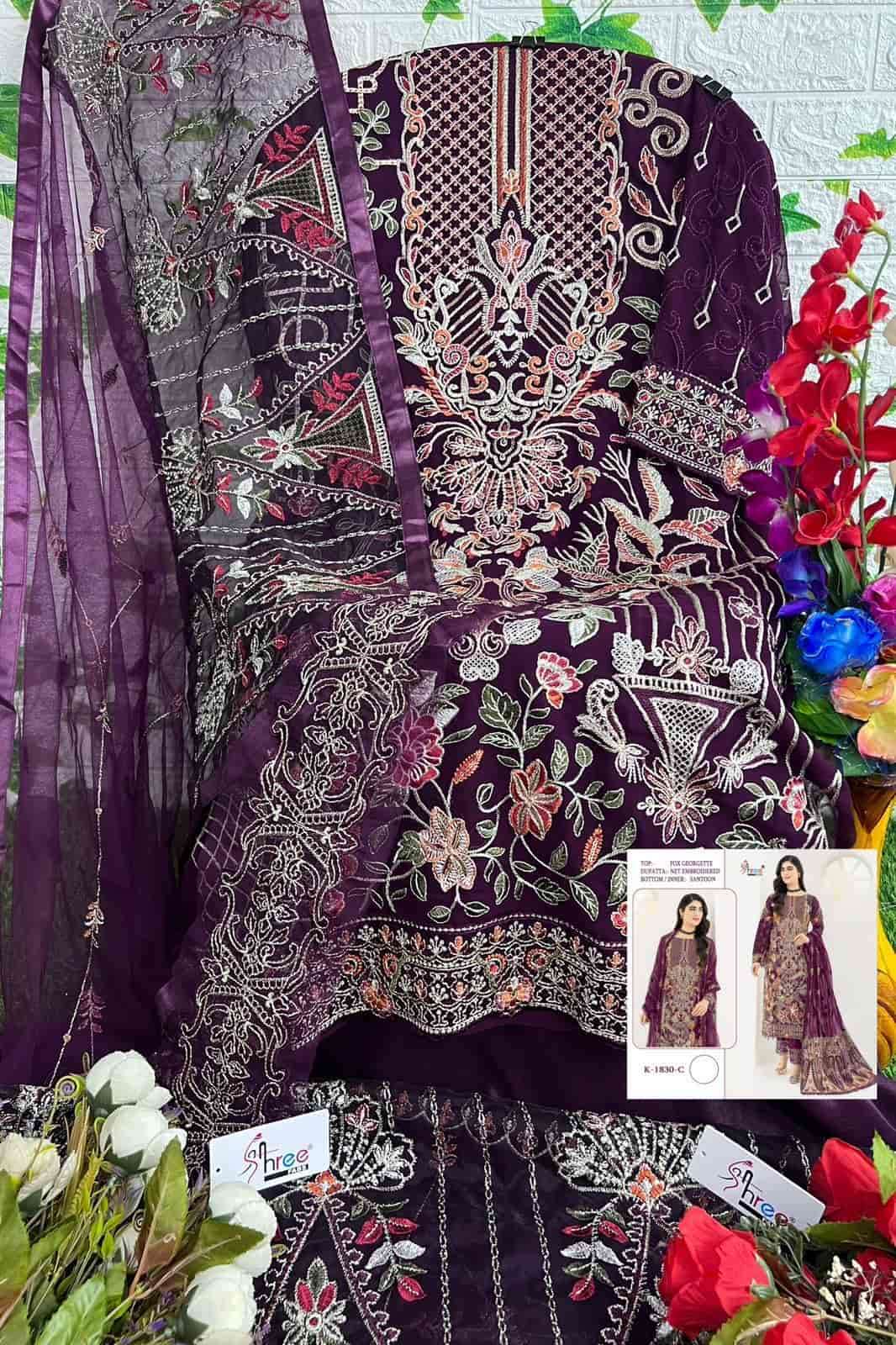 Shree Fabs K 1830 Colors Pakistani Party Wear Salwar Suit Wholasaler view 7