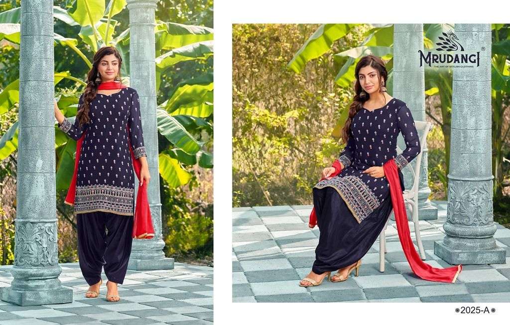 Mrudangi Saheli 2025 Colors Festive Wear Patiala Style Suit view 4