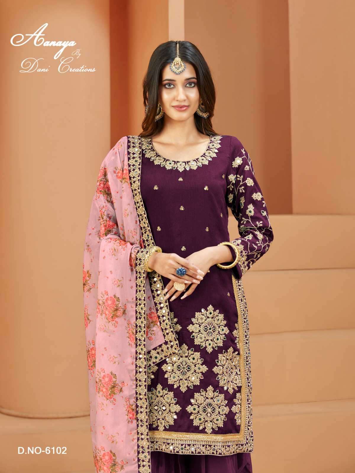 Aanaya Vol 161 Festive Wear Designer Silk Dress New Arrivals view 4