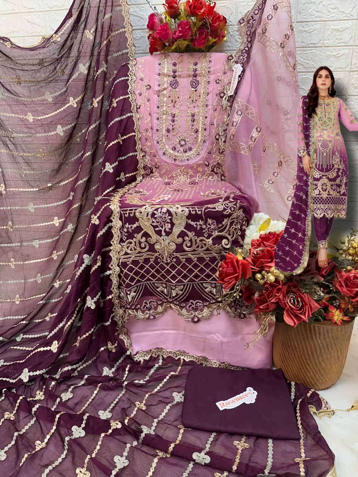 Fepic Rosemeen C 1322 Colors Pakistani New Designs Party Wear Suit Wholesalers view 7