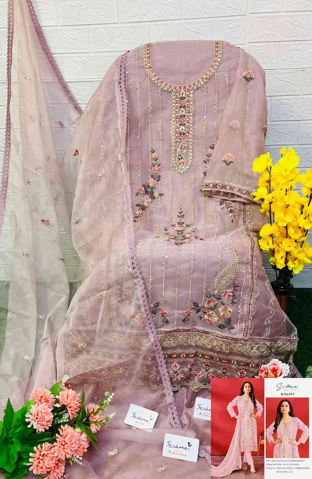Simra 25 Colors Pakistani Festive Wear Style Designer Salwar Suit Wholesalers view 7