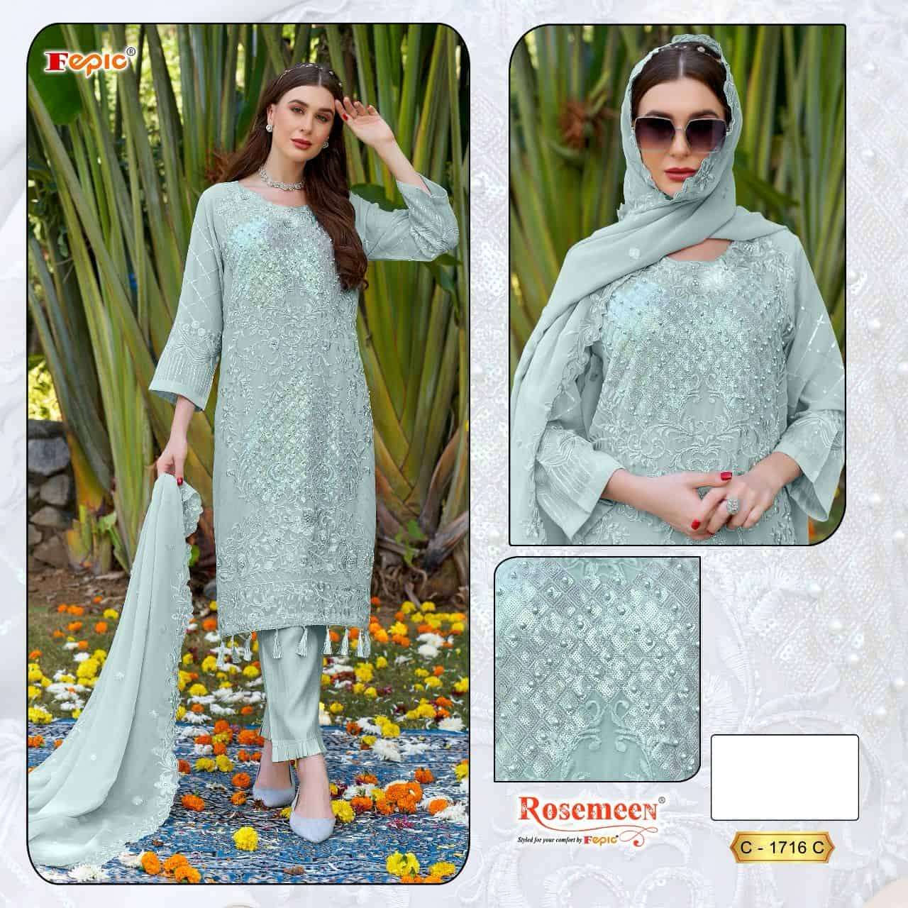 Fepic Rosemeen Designer Georgette Salwar Suit view 3
