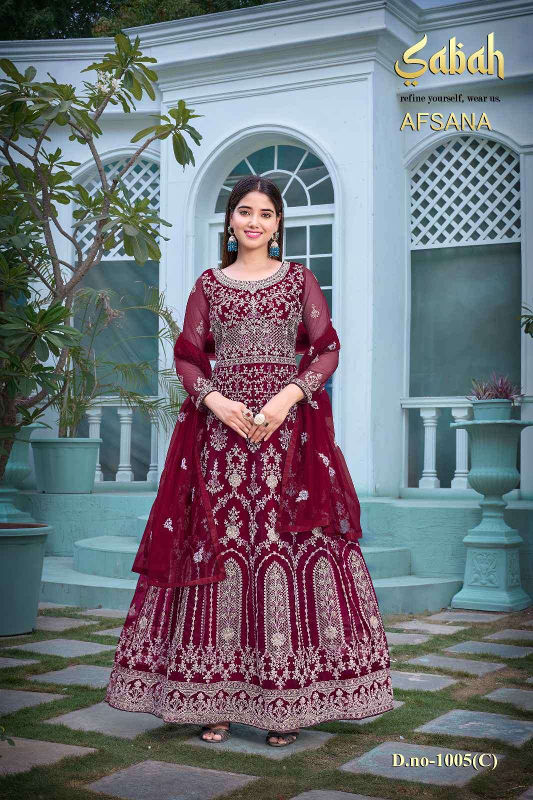 Sabah Afsana Designer Wedding Gown view 2