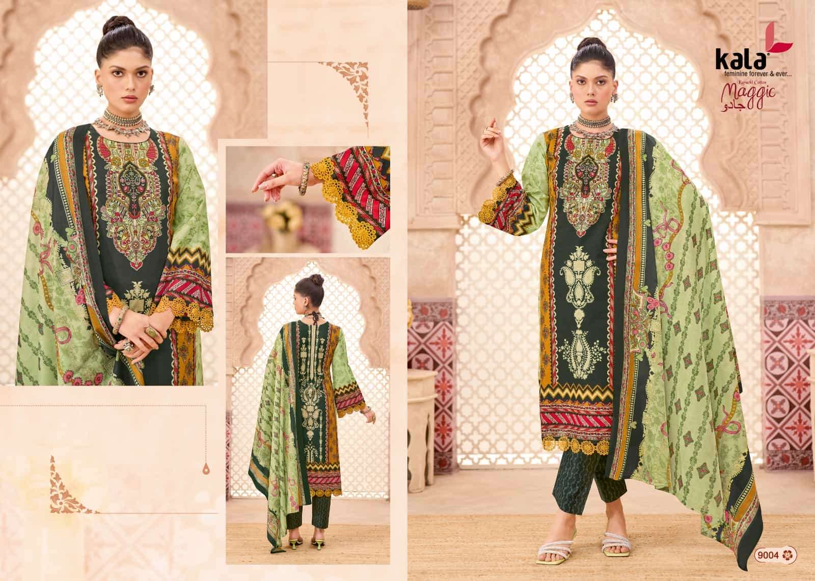 Kala Maggic Vol 24 Pure Cotton Unstitch Suit view 8