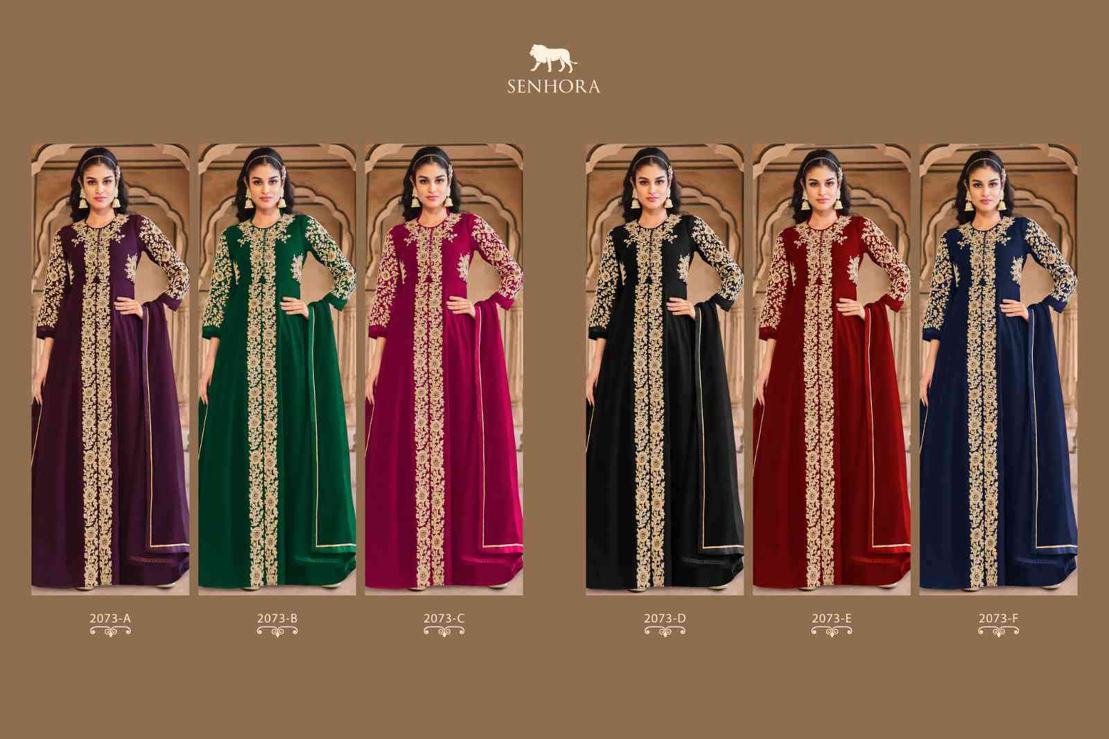 Senhora Aadhya 2073 Colors Partywear Latest Designer Dress view 19