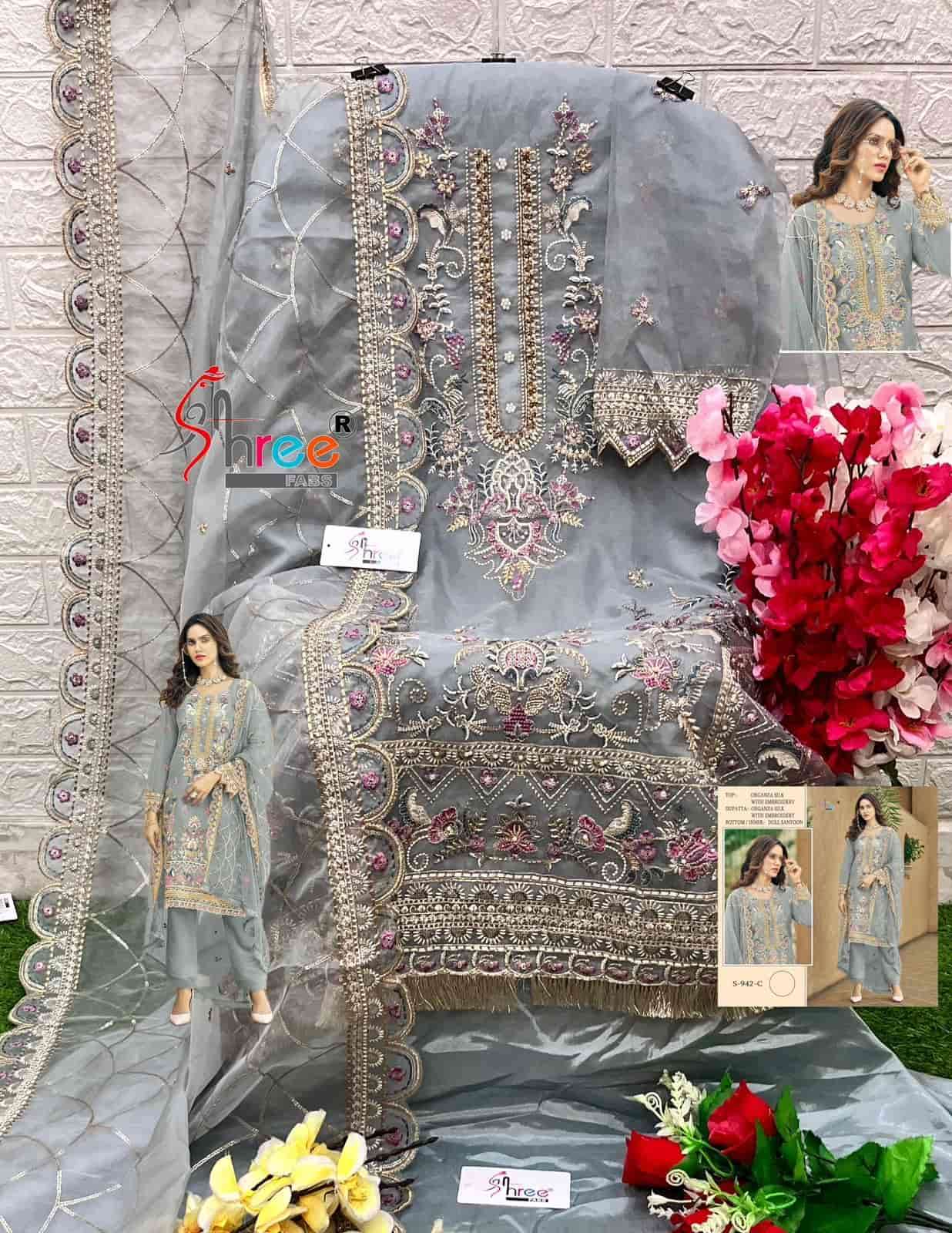 Shree Fabs S 942 Colors Pakistani Heavy Designer Style Festive Wear Collection view 6