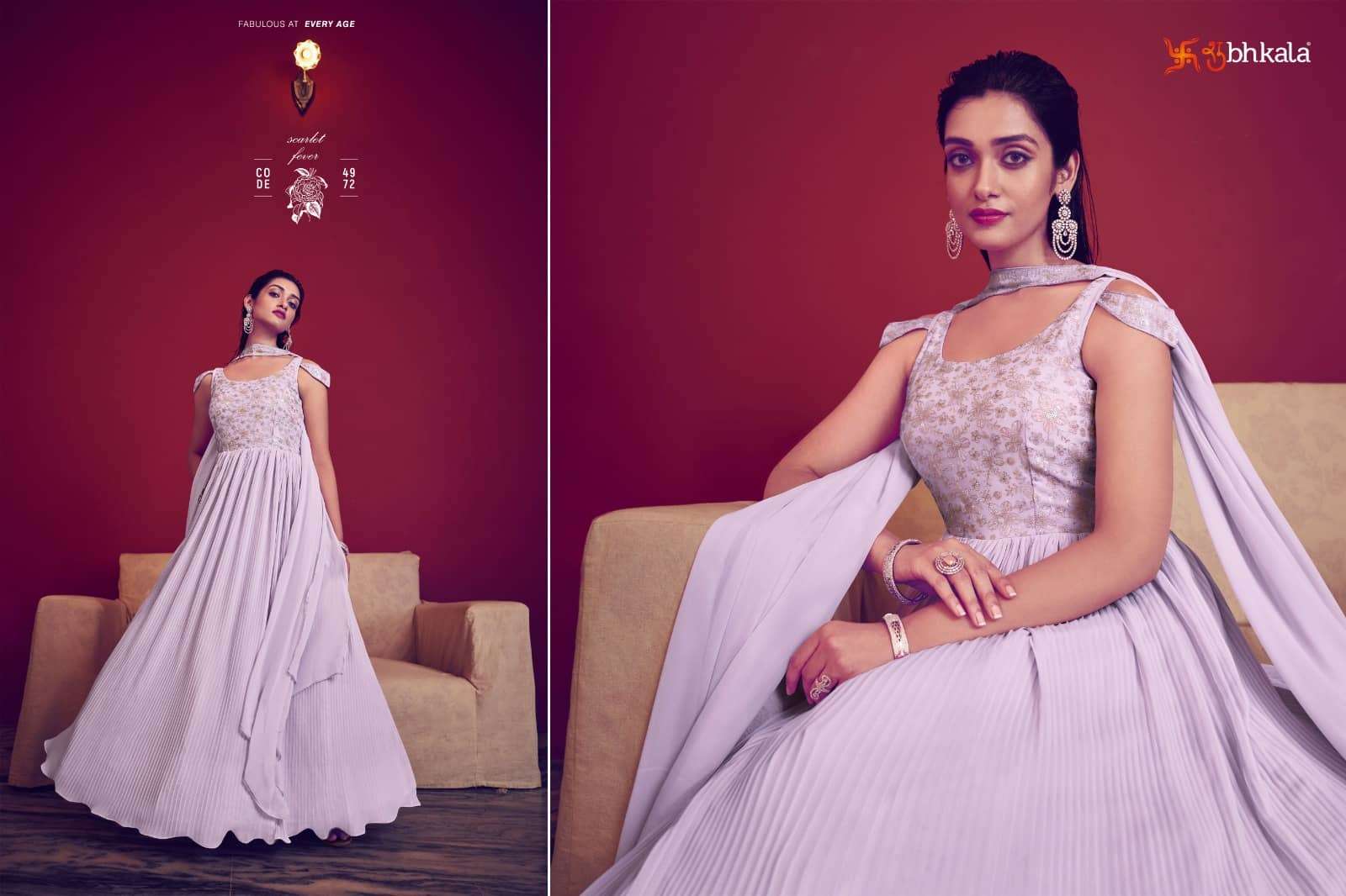 Shubhkala Flory Vol 41 Party Wear Style Designer Fancy Gown Collection view 5