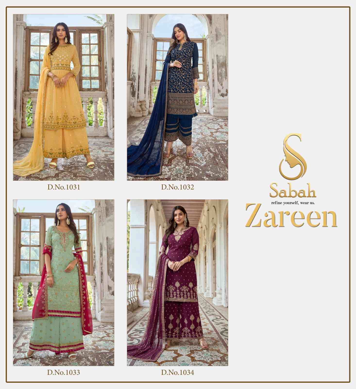 Fk Fashion Sabah Zareen Partywear Designer Work Palazzo Dress view 10