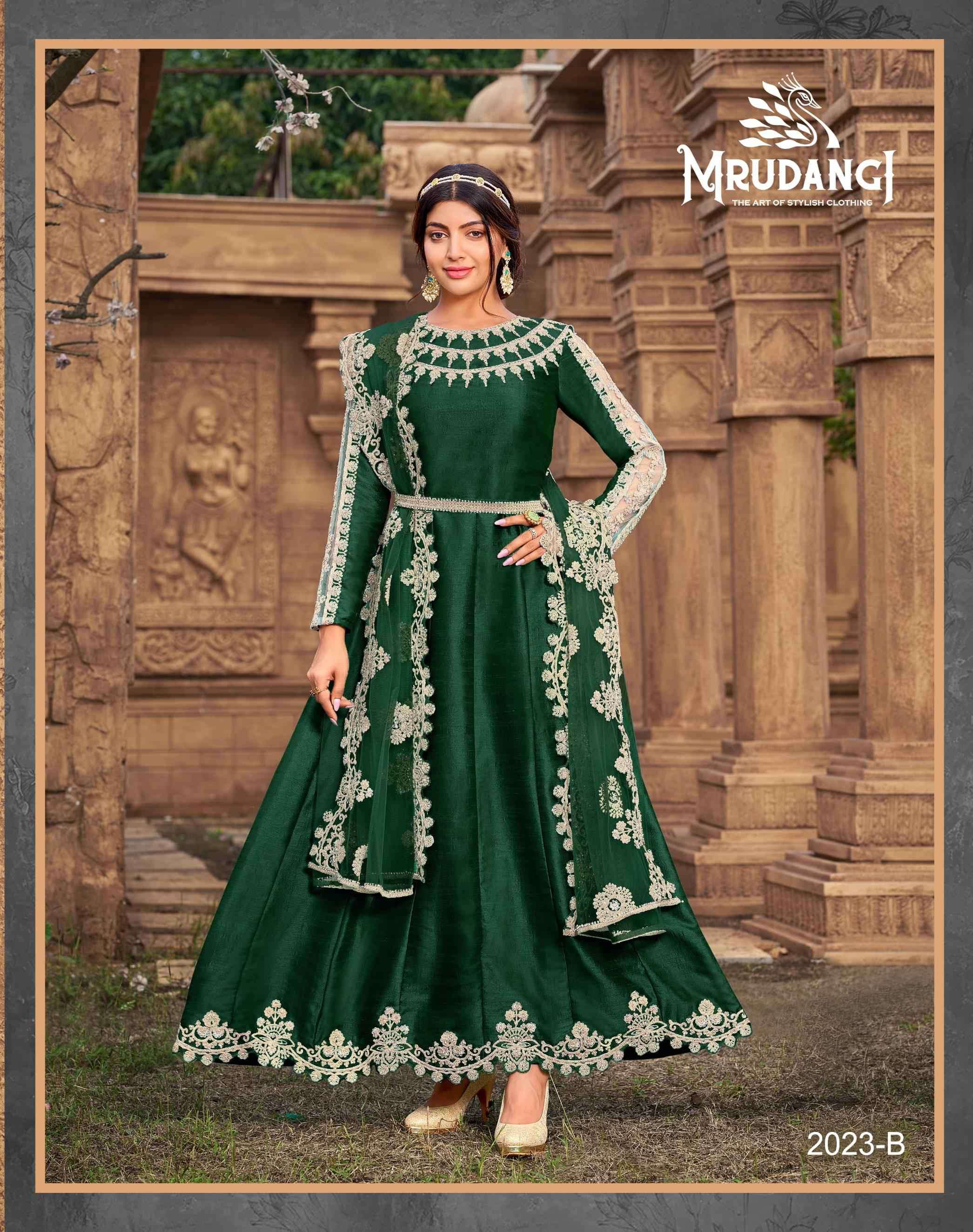 Mrudangi Sanjh Colour Edition Anarkali Suit view 3